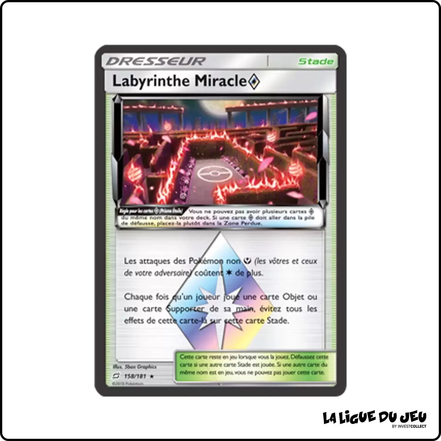 Ultra - Pokemon - Duo de Choc - Labyrinthe Miracle Prisme Étoile 158/181