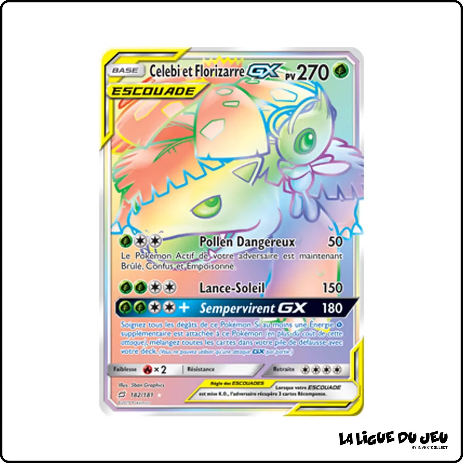 Secrete - Pokemon - Duo de Choc - Celebi et Florizarre-GX 182/181