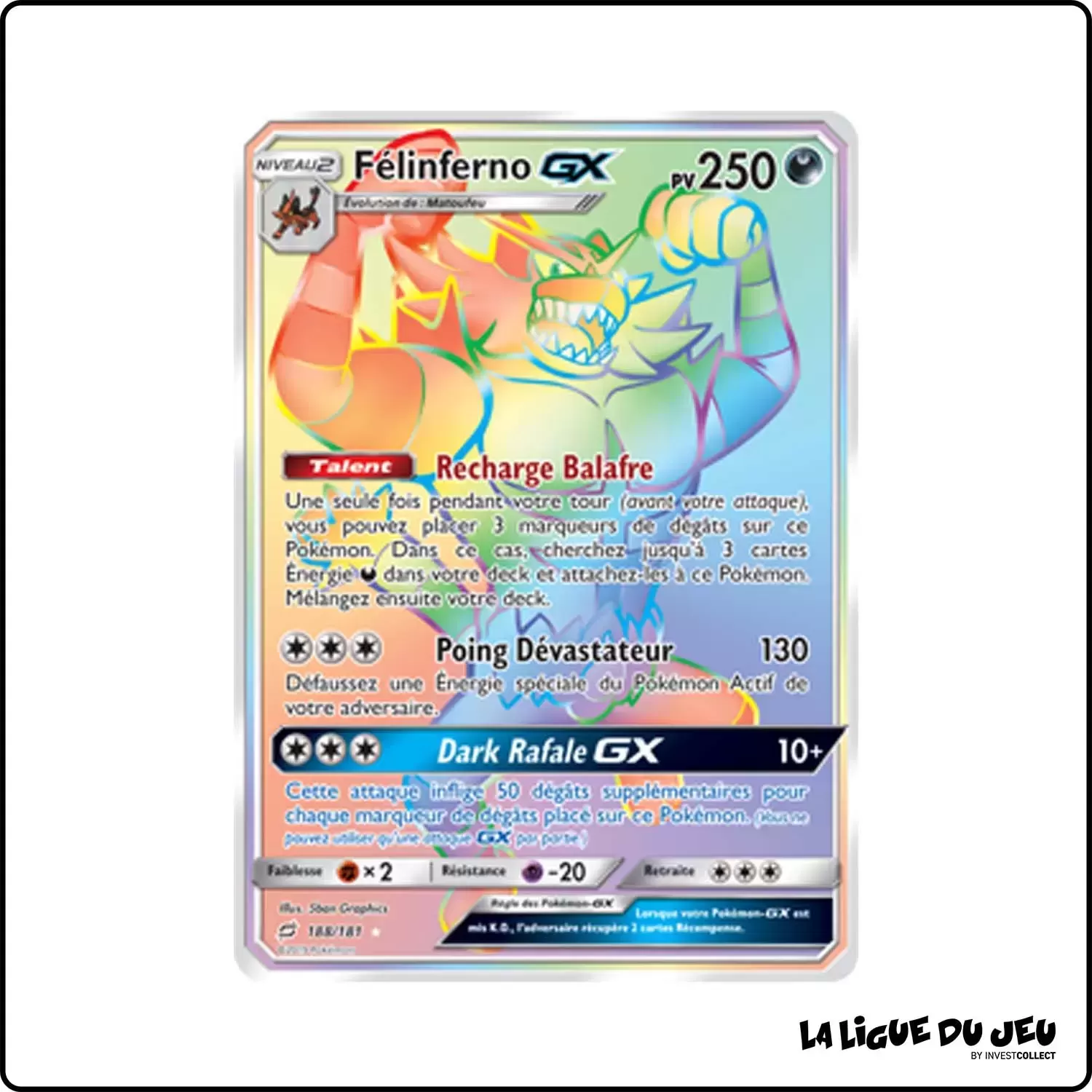 Secrete - Pokemon - Duo de Choc - Félinferno-GX 188/181