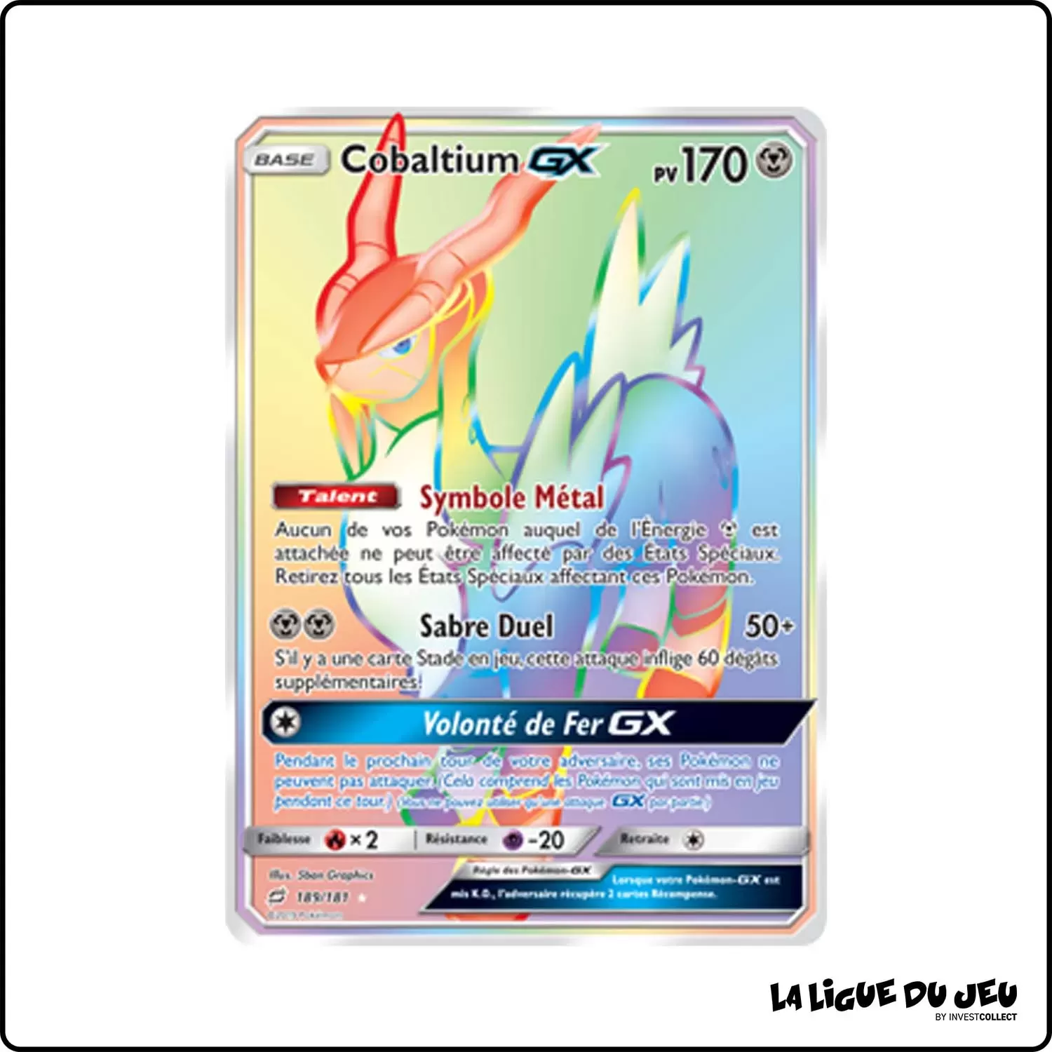 Secrete - Pokemon - Duo de Choc - Cobaltium-GX 189/181