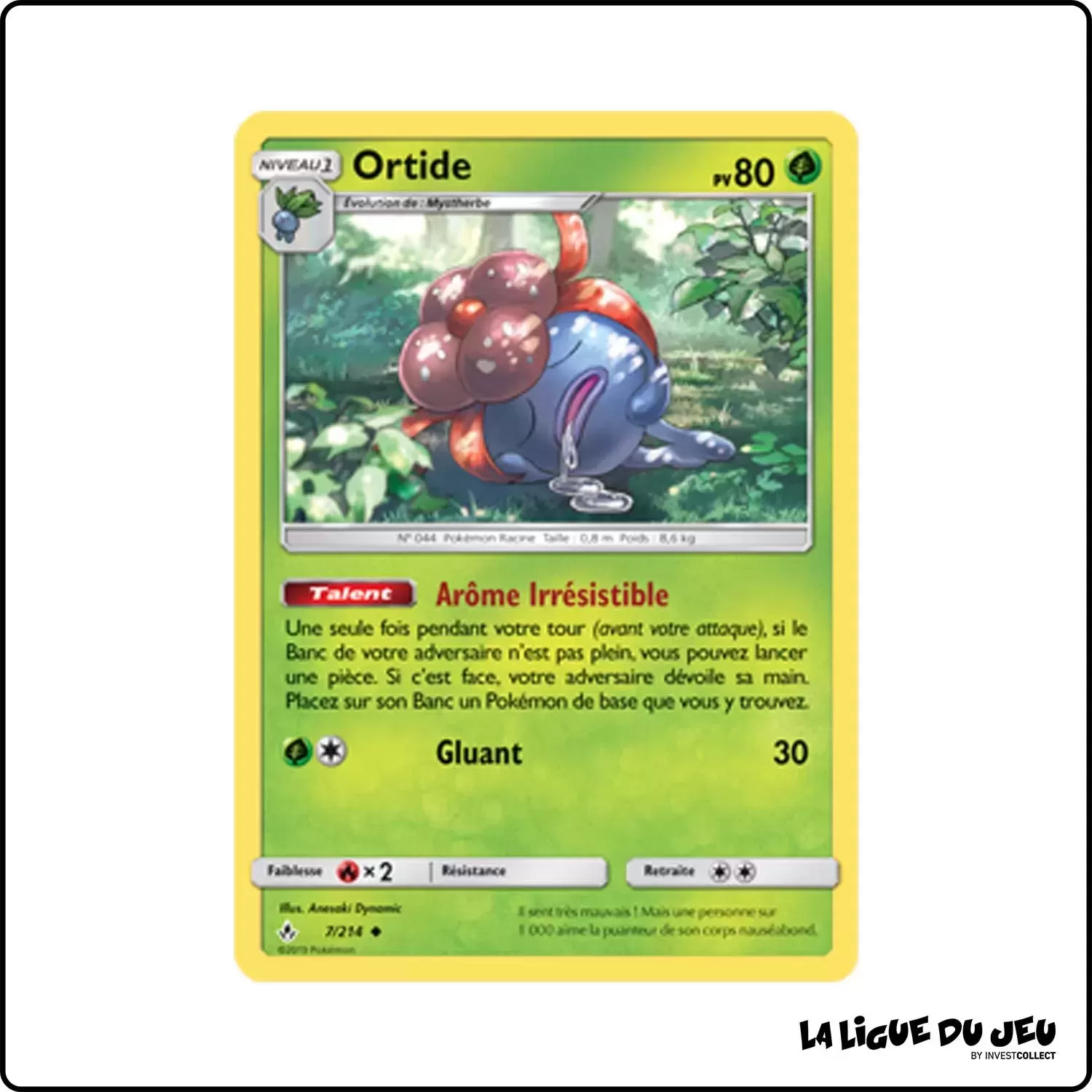 Peu commune - Pokemon - Alliance Infaillible - Ortide 7/214