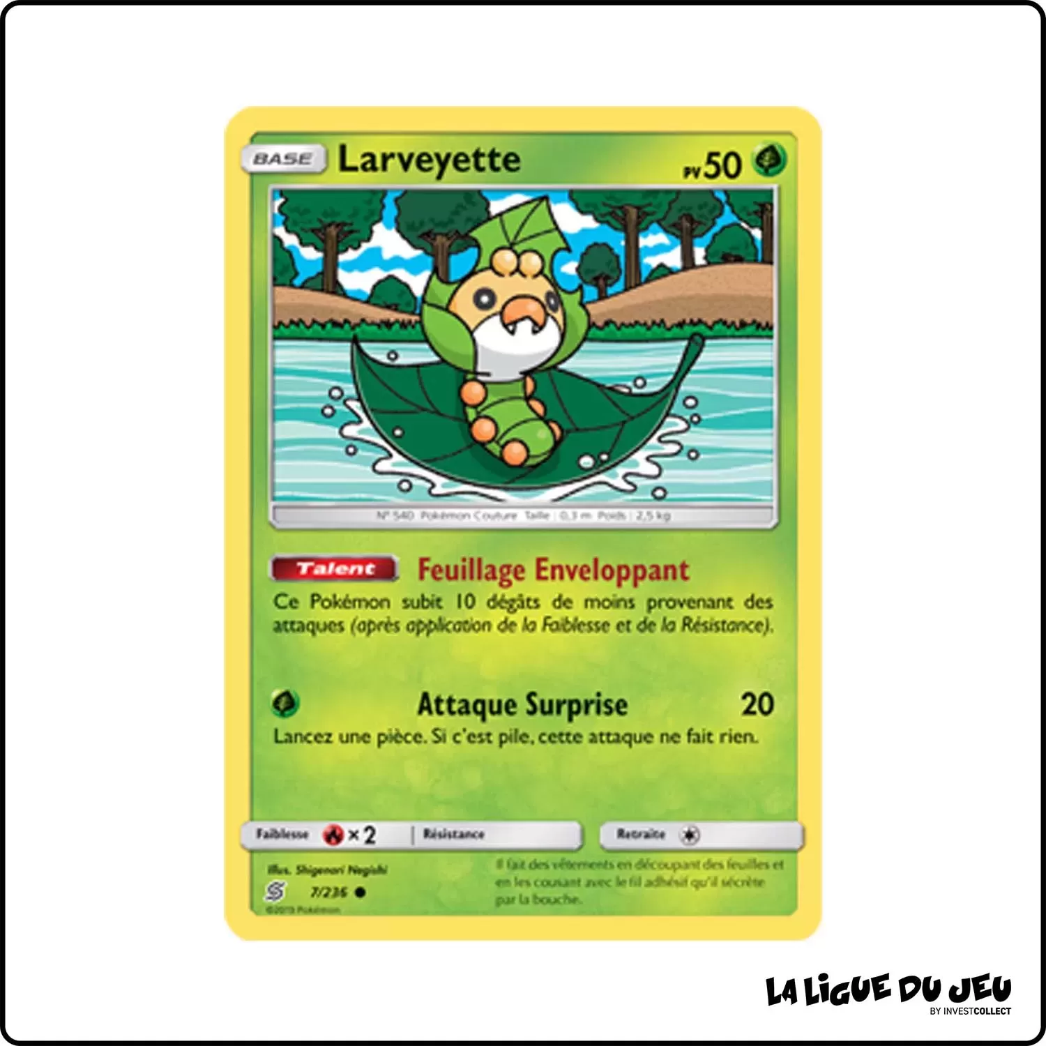 Commune - Pokemon - Harmonie des Esprits - Larveyette 7/236