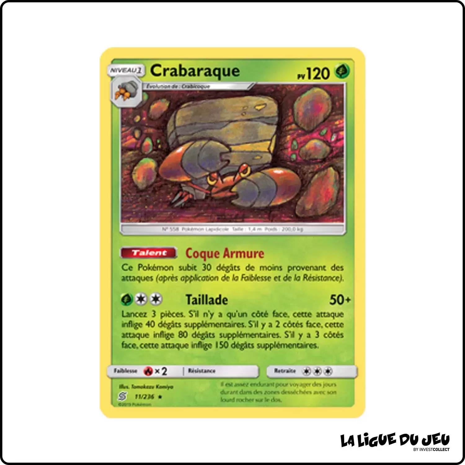 Rare - Pokemon - Harmonie des Esprits - Crabaraque 11/236