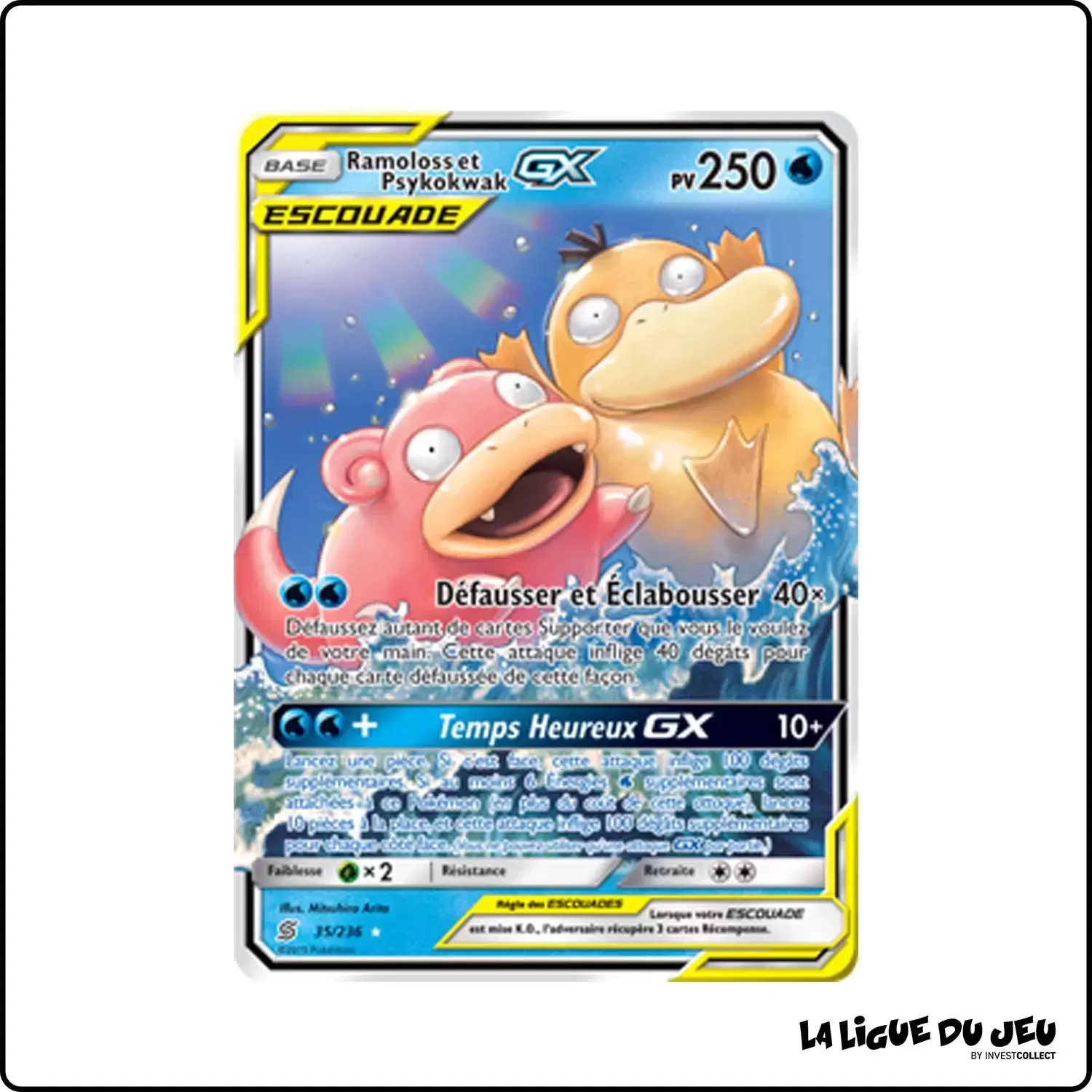 Ultra - Pokemon - Harmonie des Esprits - Ramoloss et Psykokwak-GX 35/236