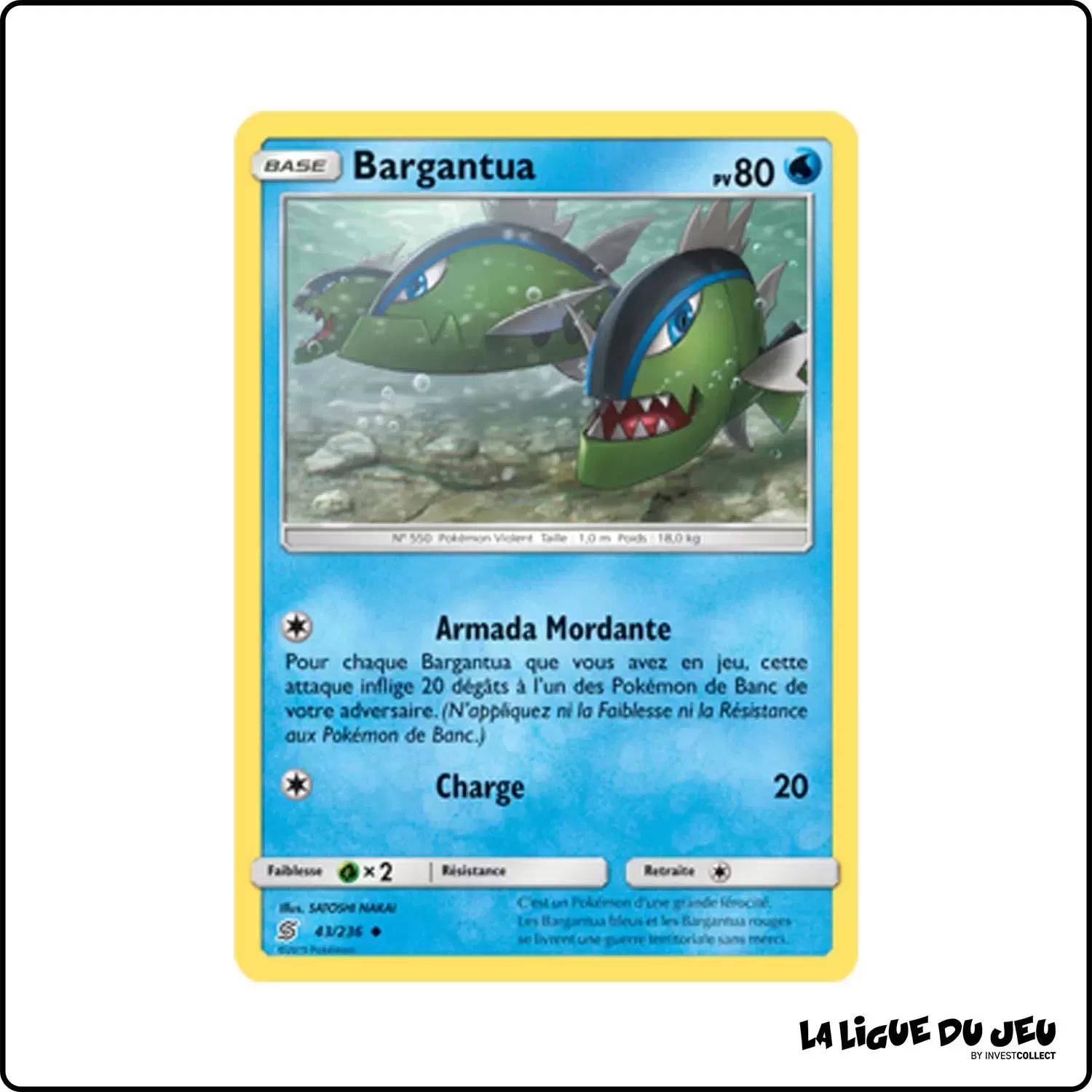 Peu commune - Pokemon - Harmonie des Esprits - Bargantua 43/236