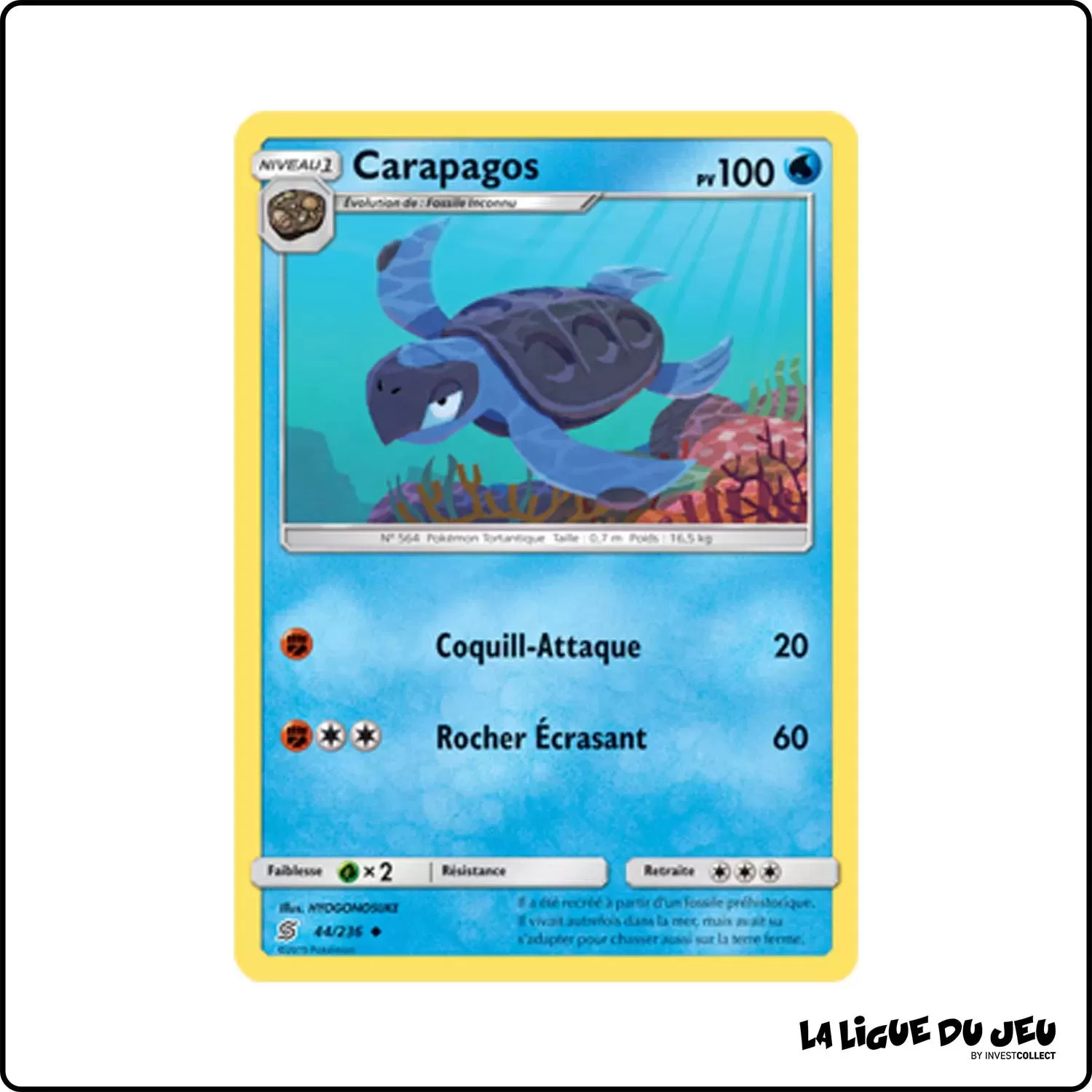 Peu commune - Pokemon - Harmonie des Esprits - Carapagos 44/236