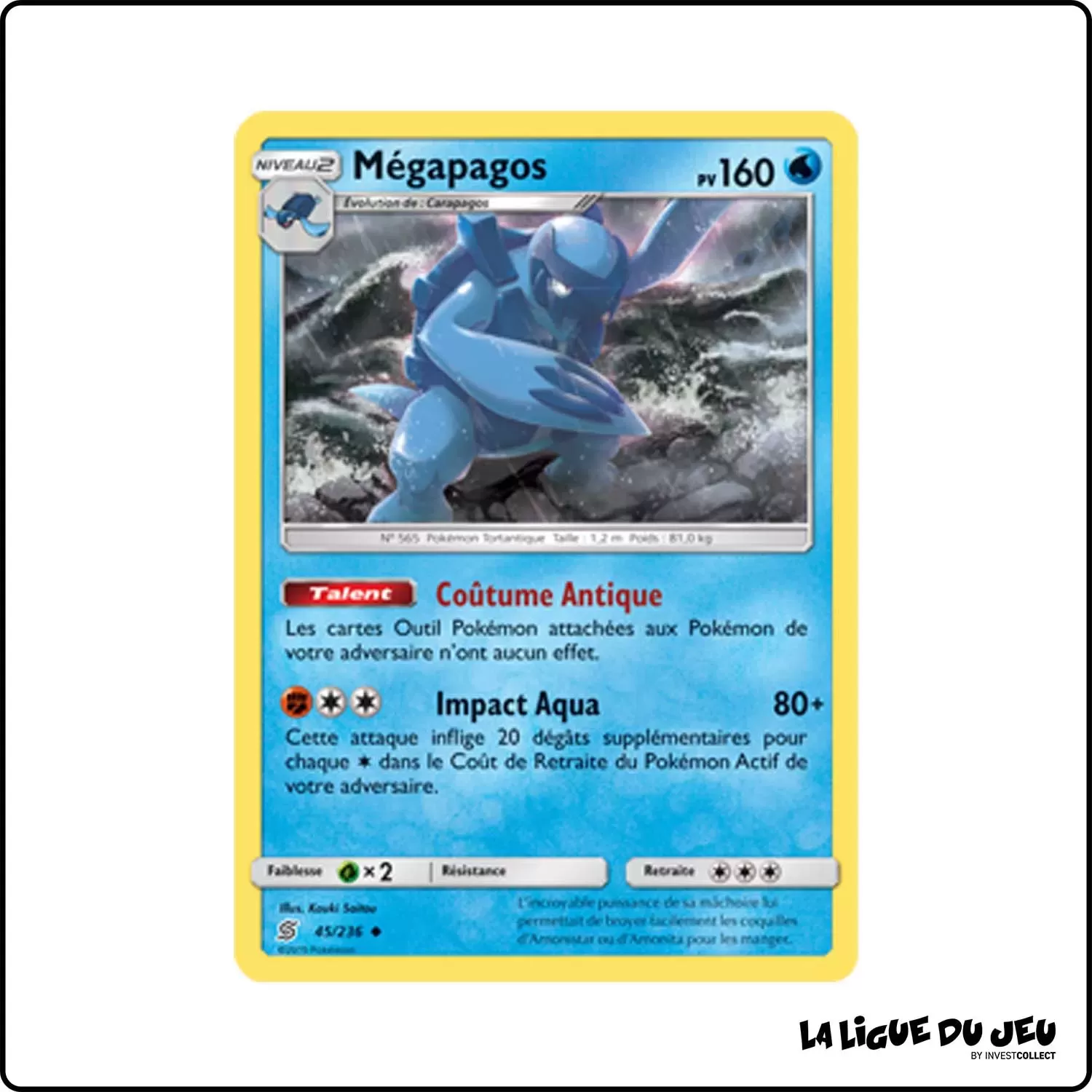 Peu commune - Pokemon - Harmonie des Esprits - Mégapagos 45/236