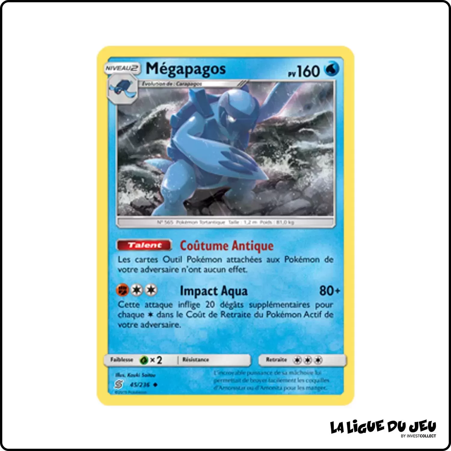 Peu commune - Pokemon - Harmonie des Esprits - Mégapagos 45/236