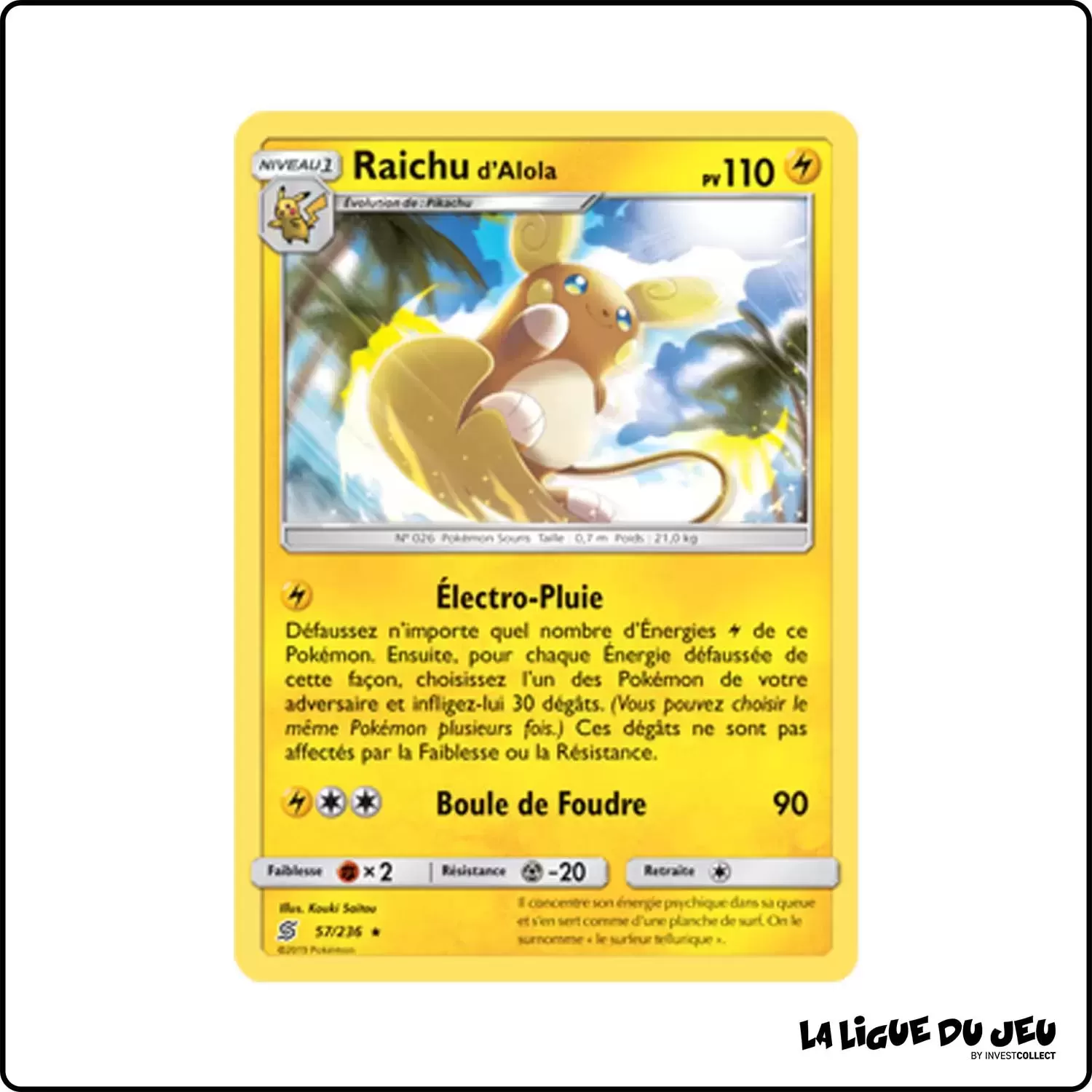 Holo - Pokemon - Harmonie des Esprits - Raichu d'Alola 57/236