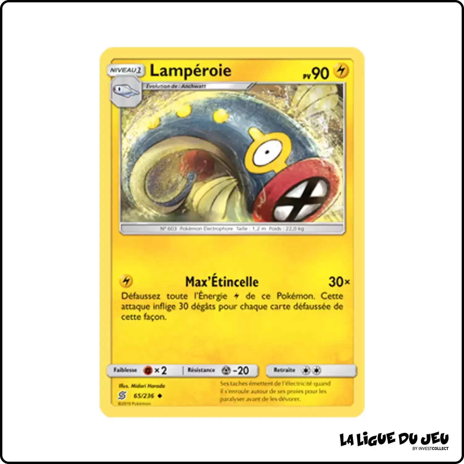 Peu commune - Pokemon - Harmonie des Esprits - Lampéroie 65/236