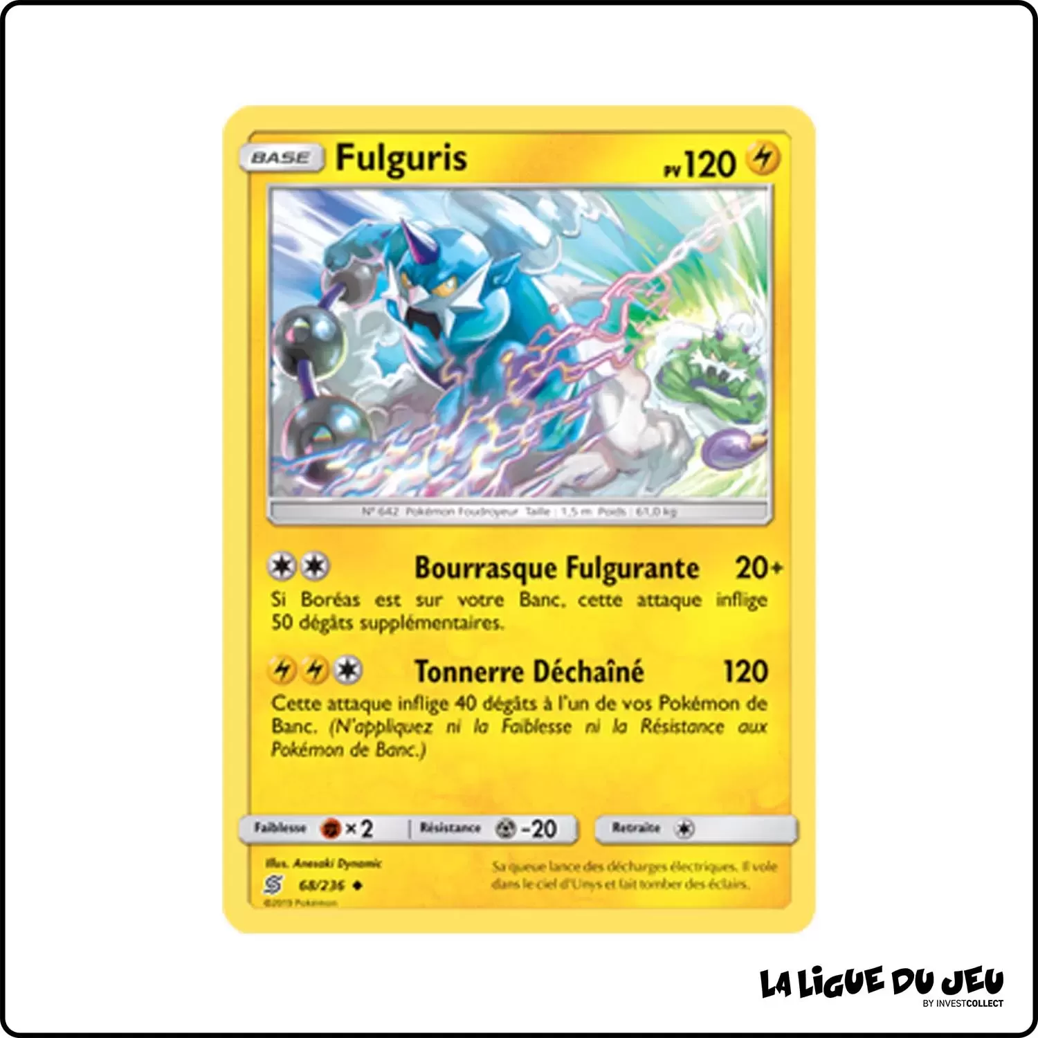 Peu commune - Pokemon - Harmonie des Esprits - Fulguris 68/236