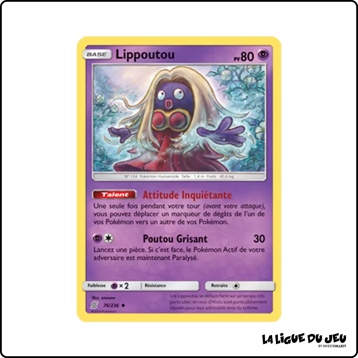 Peu commune - Pokemon - Harmonie des Esprits - Lippoutou 76/236