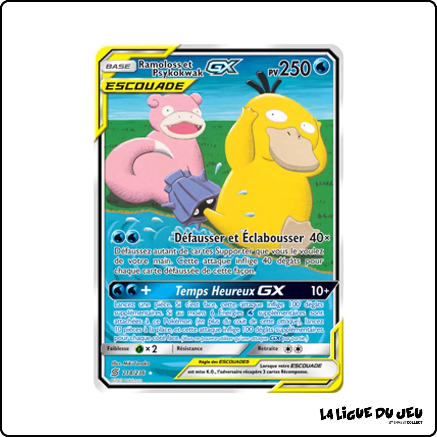 Ultra - Pokemon - Harmonie des Esprits - Ramoloss et Psykokwak-GX 218/236