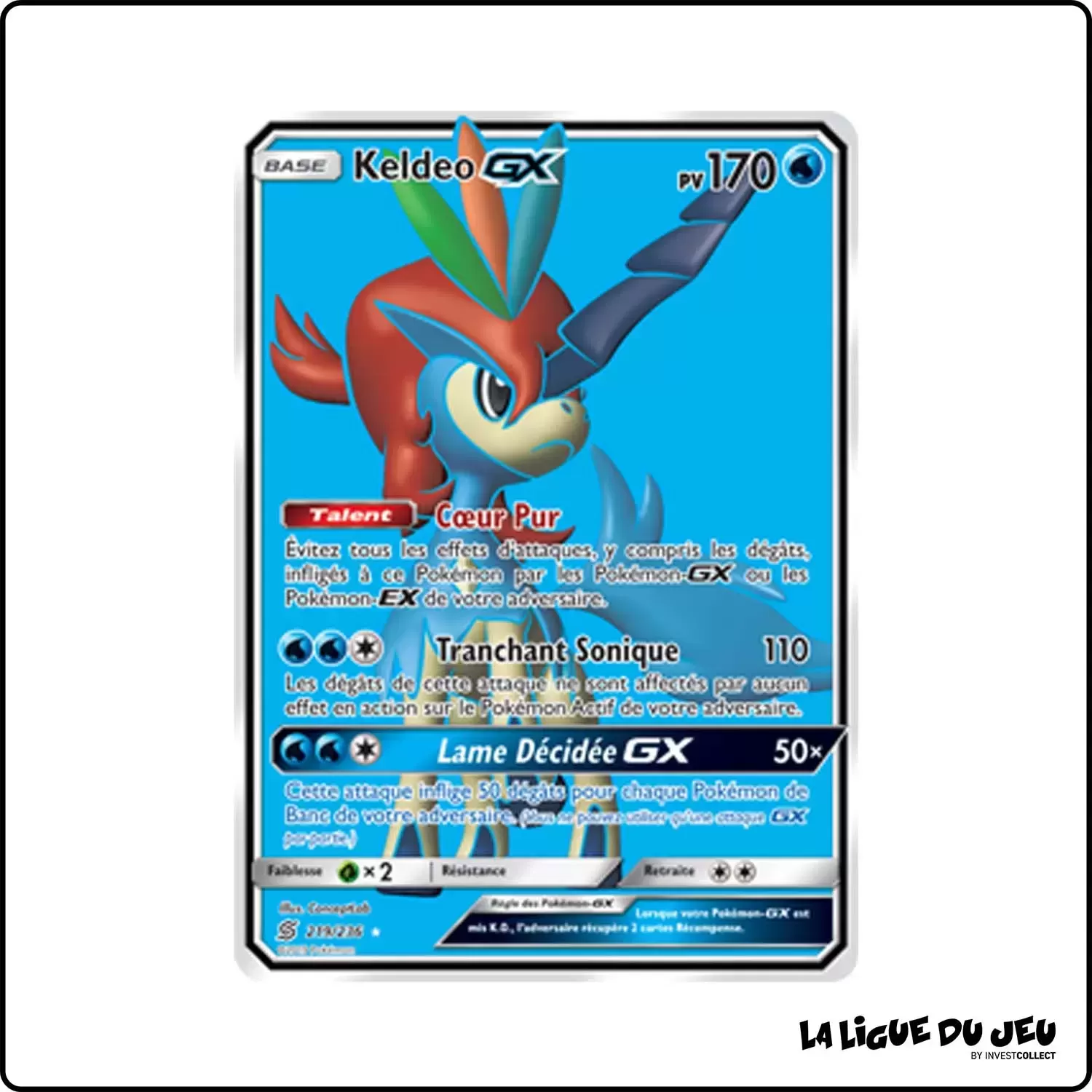 Ultra - Pokemon - Harmonie des Esprits - Keldeo-GX 219/236