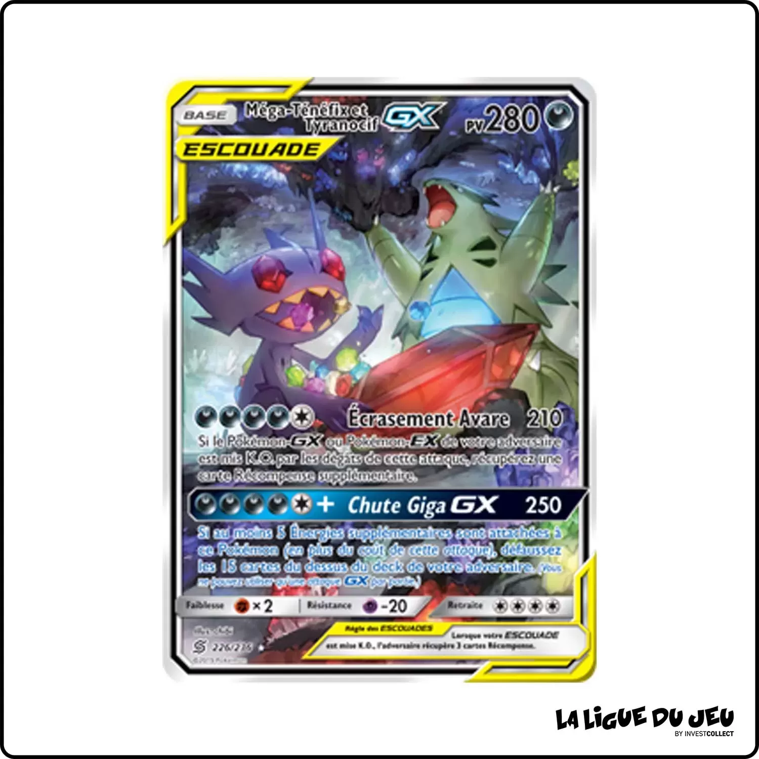 Ultra - Pokemon - Harmonie des Esprits - Méga-Ténéfix et Tyranocif-GX 226/236