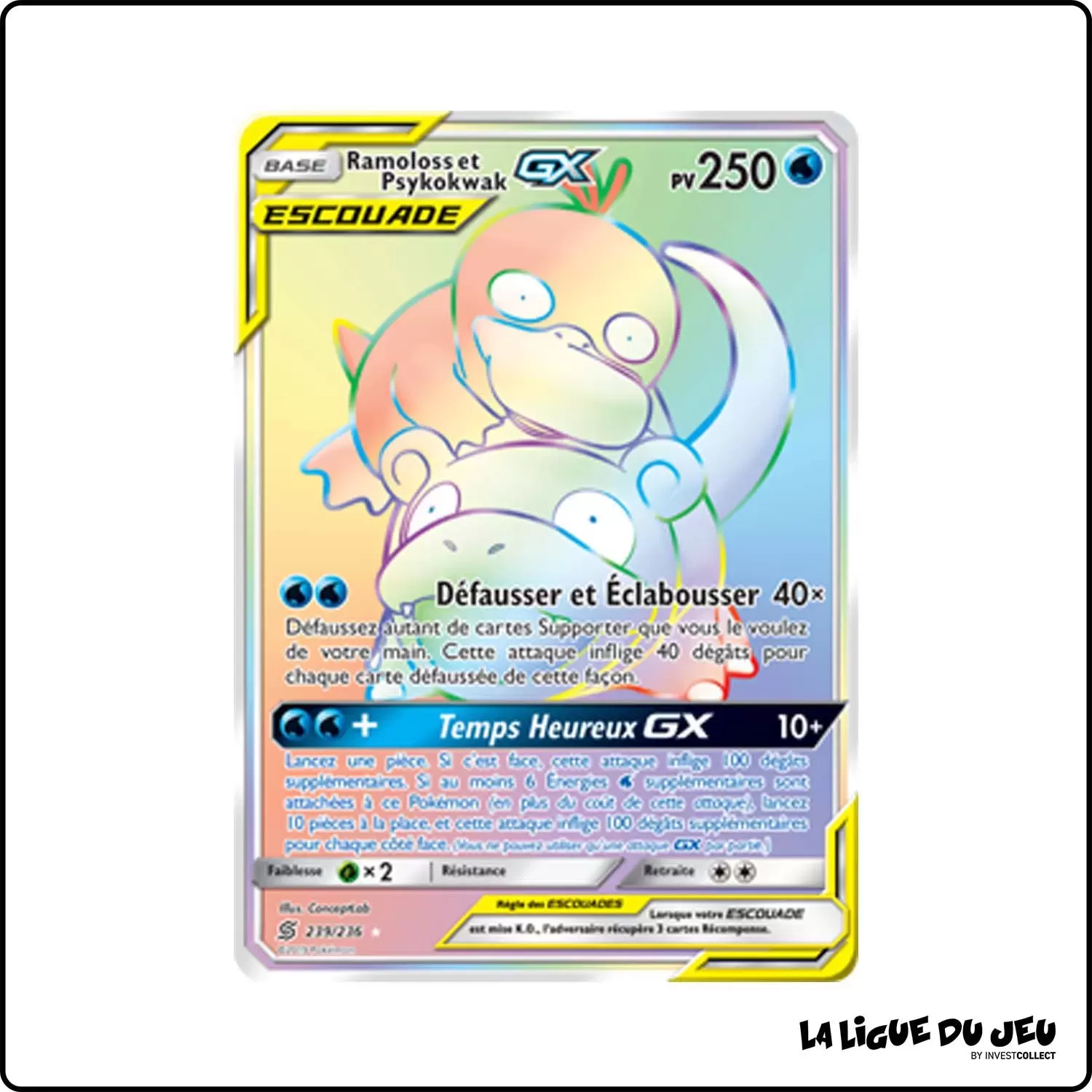 Secrete - Pokemon - Harmonie des Esprits - Ramoloss et Psykokwak-GX 239/236