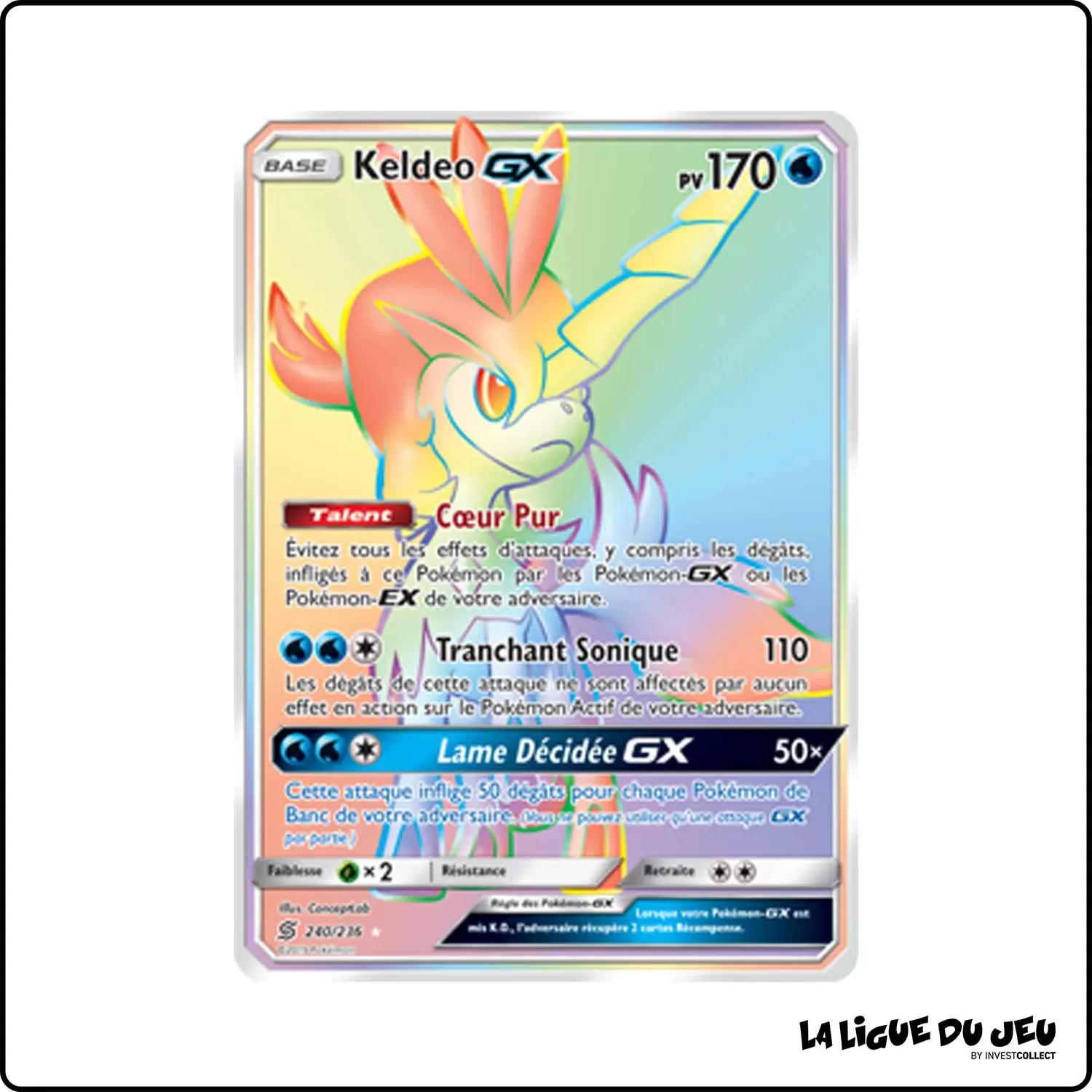 Secrete - Pokemon - Harmonie des Esprits - Keldeo-GX 240/236