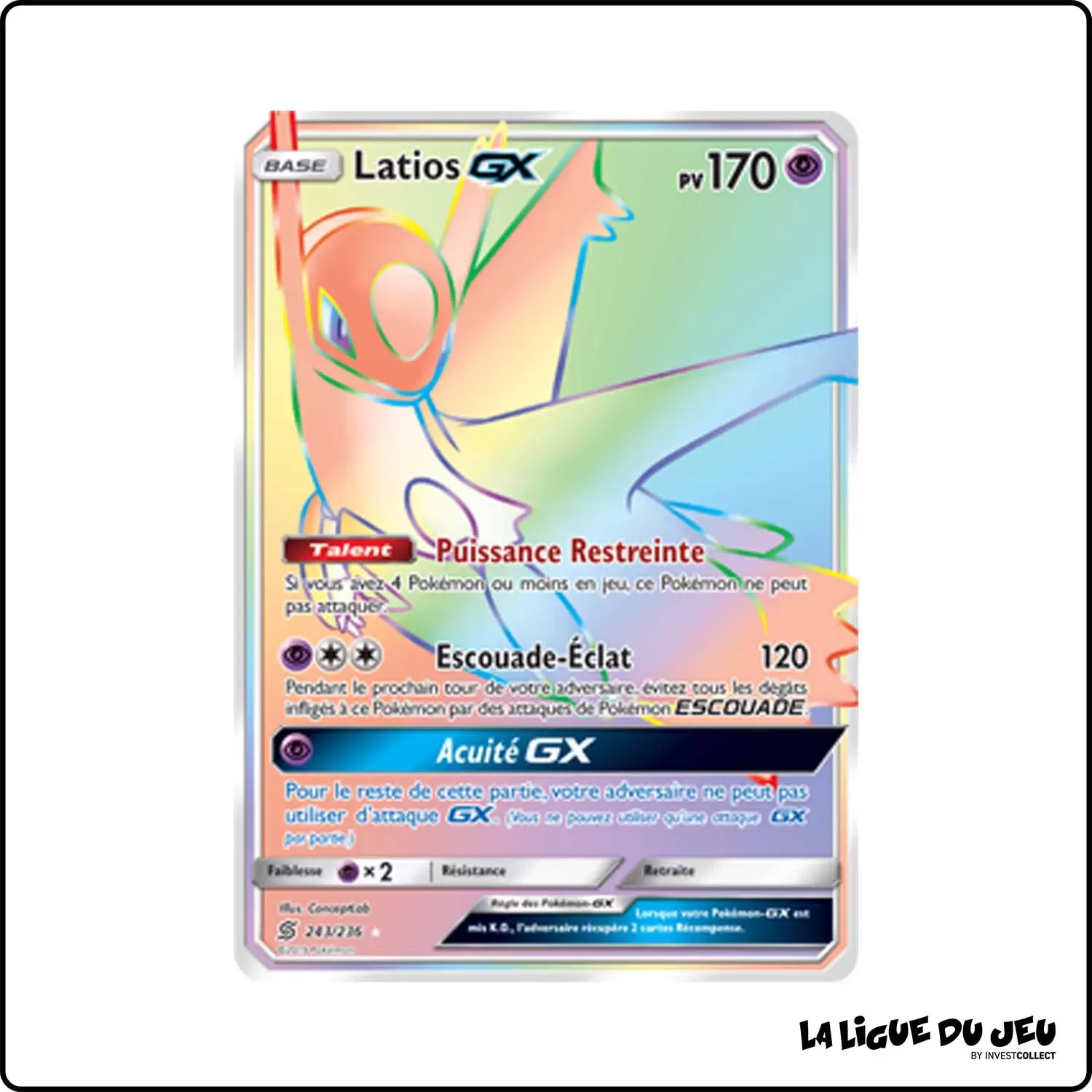 Secrete - Pokemon - Harmonie des Esprits - Latios-GX 243/236