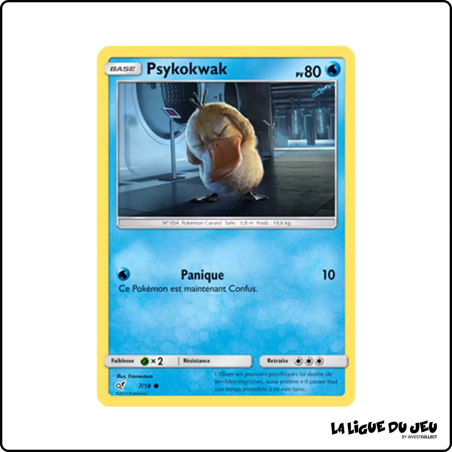 Commune - Pokemon - Détective Pikachu - Psykokwak 7/18