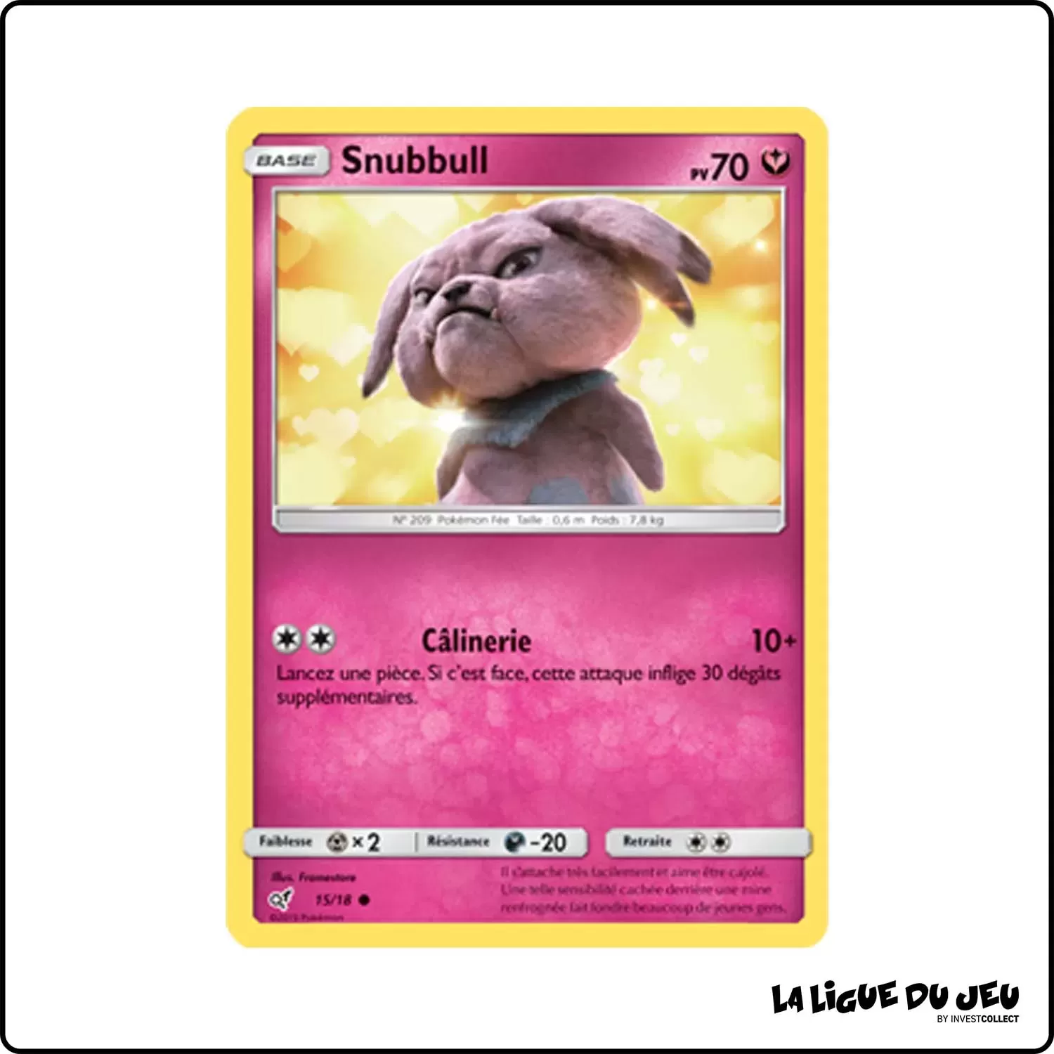 Commune - Pokemon - Détective Pikachu - Snubbull 15/18