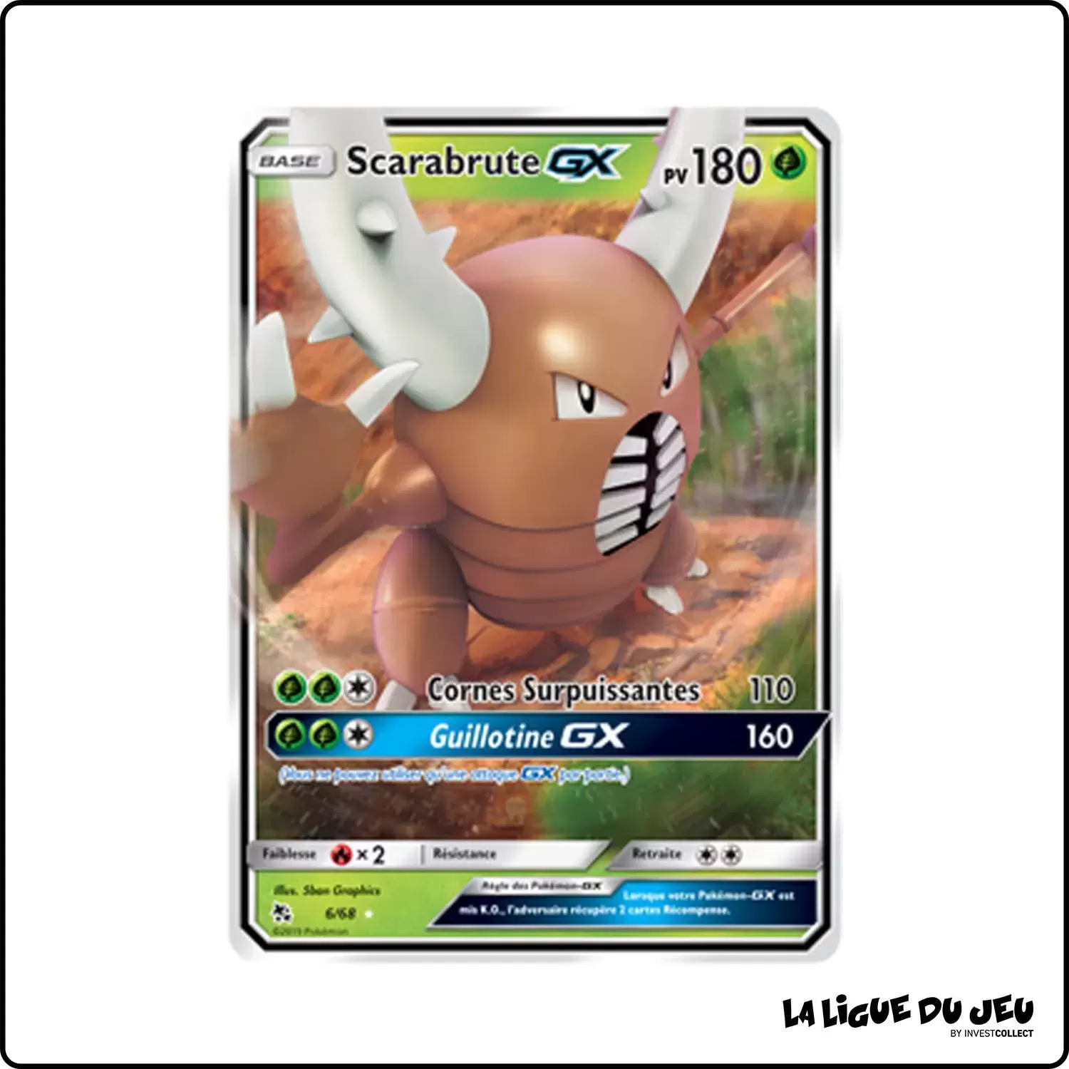 Ultra - Pokemon - Destinées Occultes - Scarabrute-GX 6/68