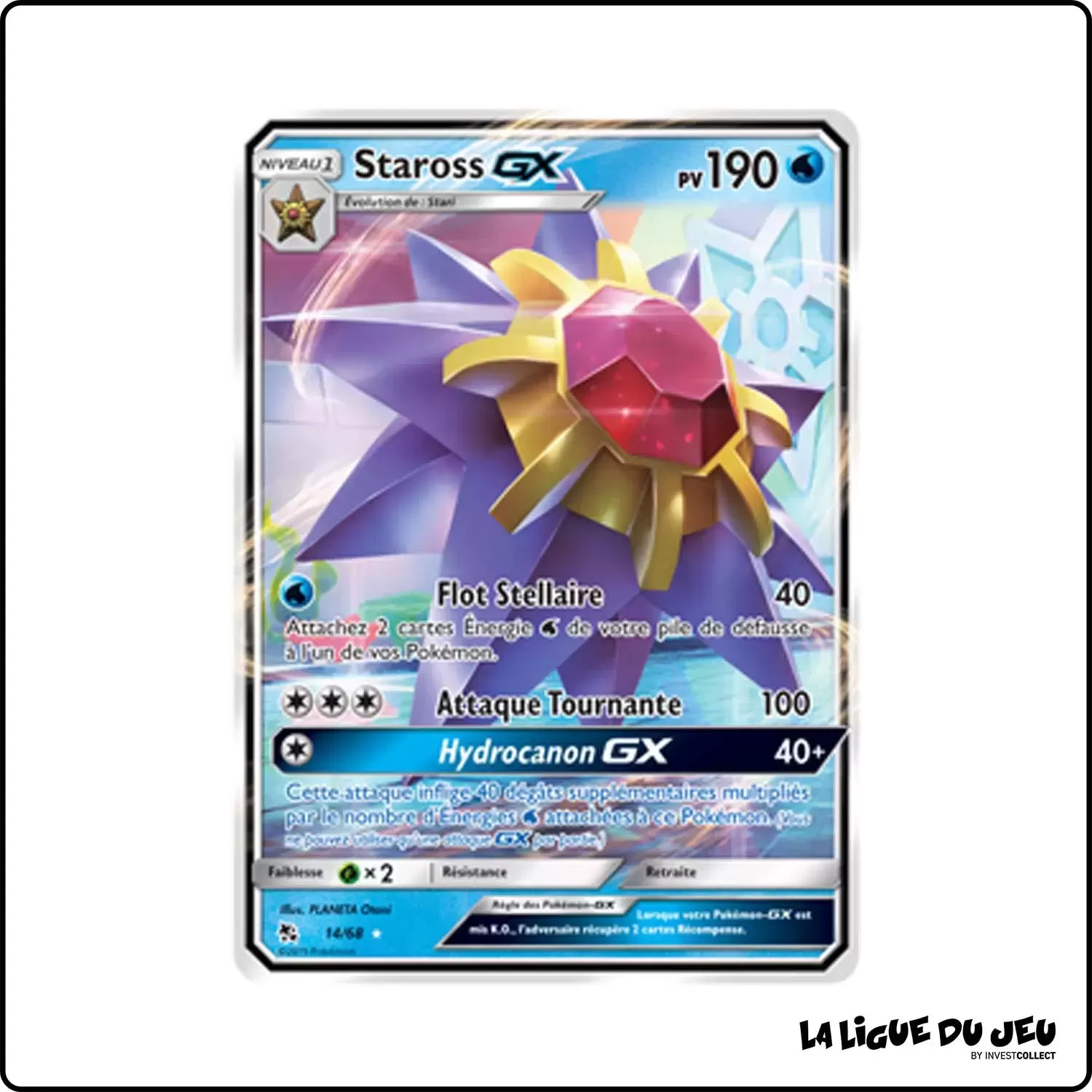 Ultra - Pokemon - Destinées Occultes - Staross-GX 14/68