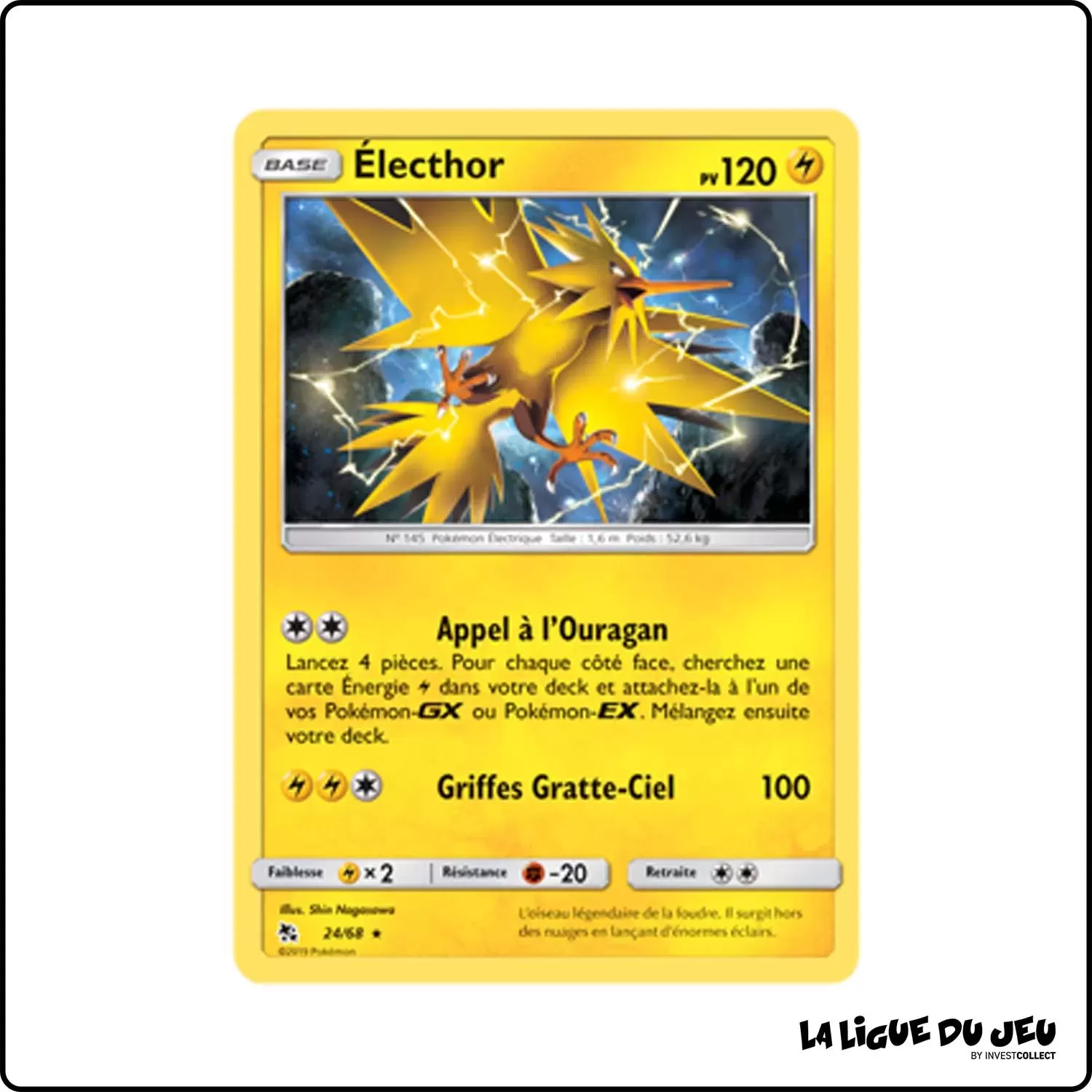 Holo - Pokemon - Destinées Occultes - Électhor 24/68