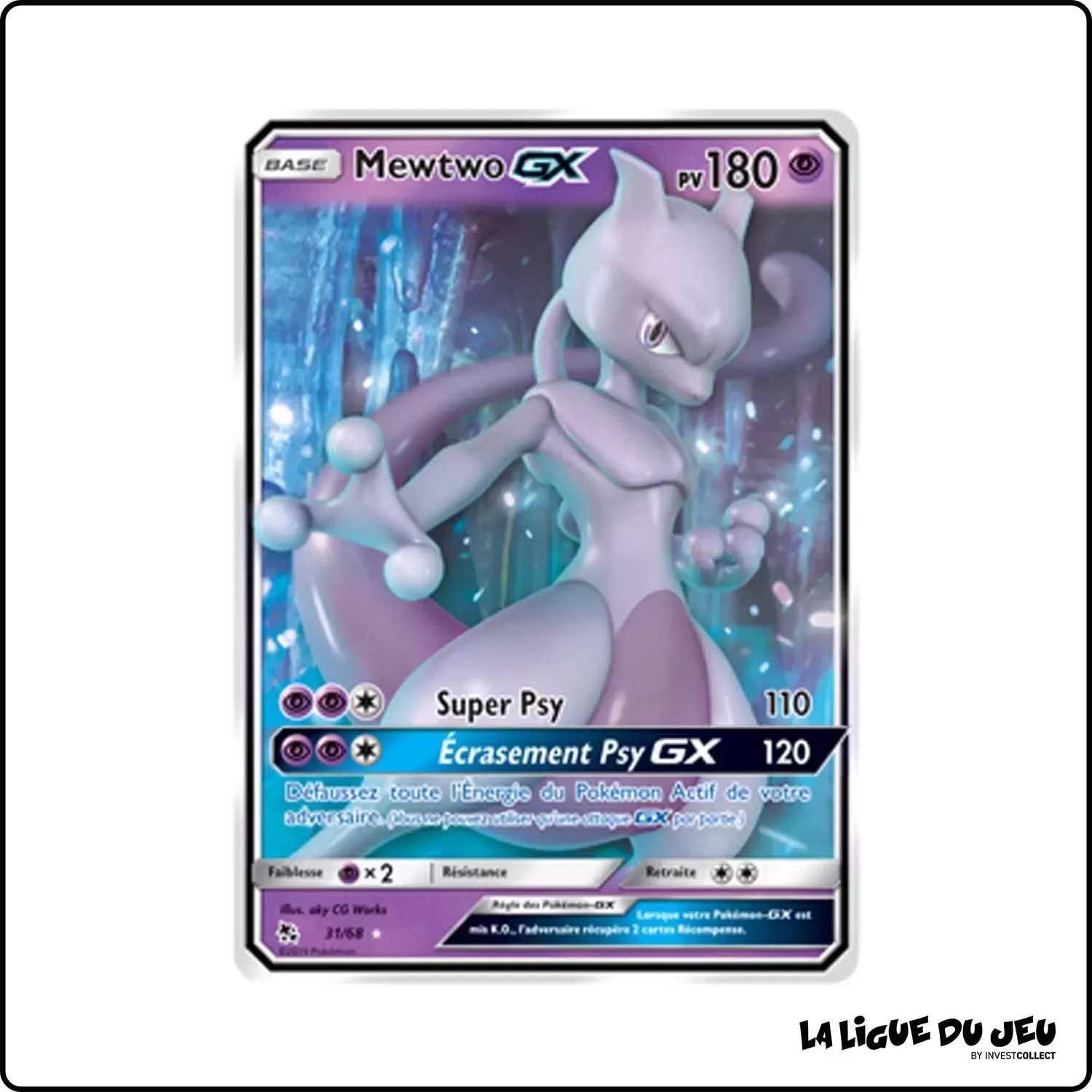 Ultra - Pokemon - Destinées Occultes - Mewtwo-GX 31/68