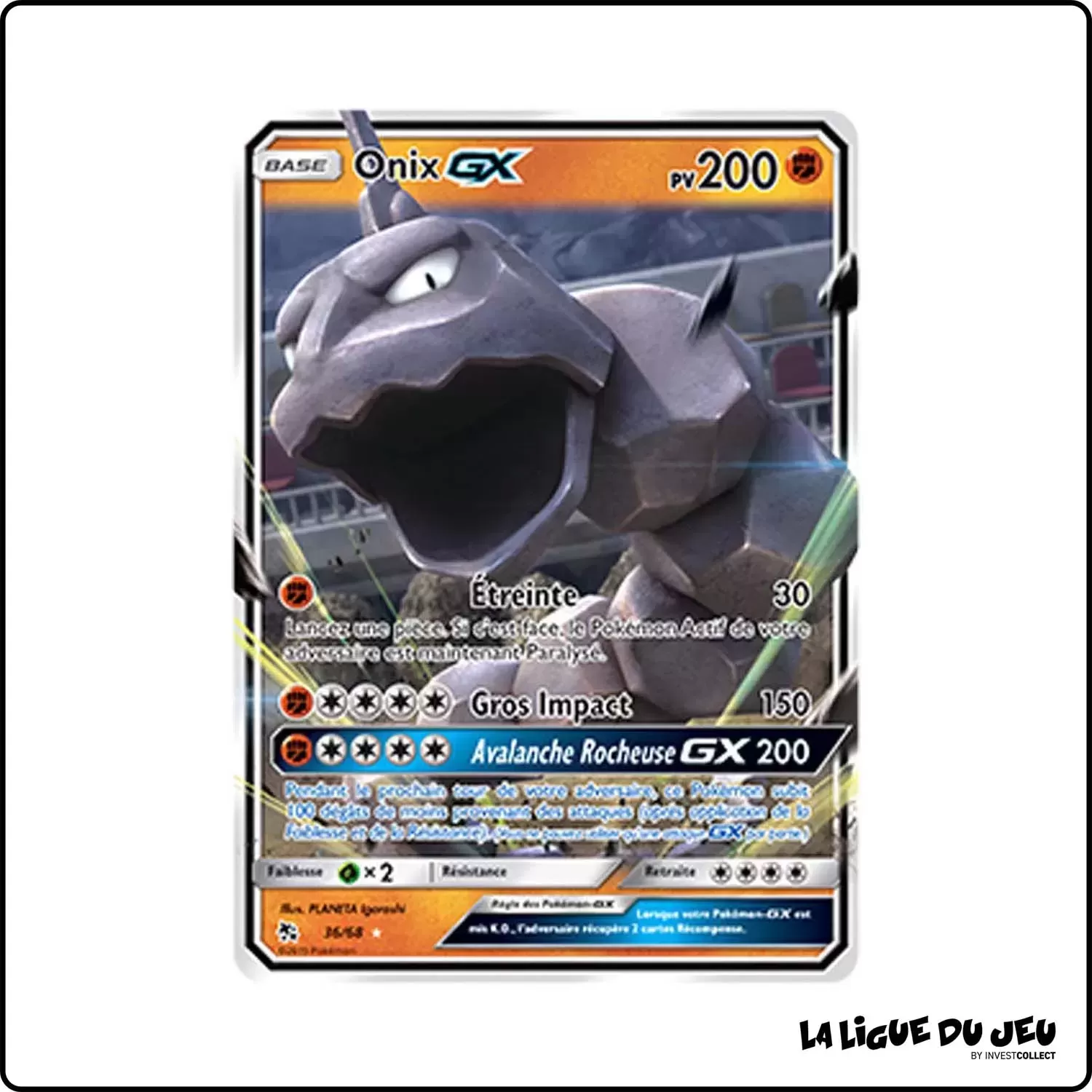 Ultra - Pokemon - Destinées Occultes - Onix-GX 36/68