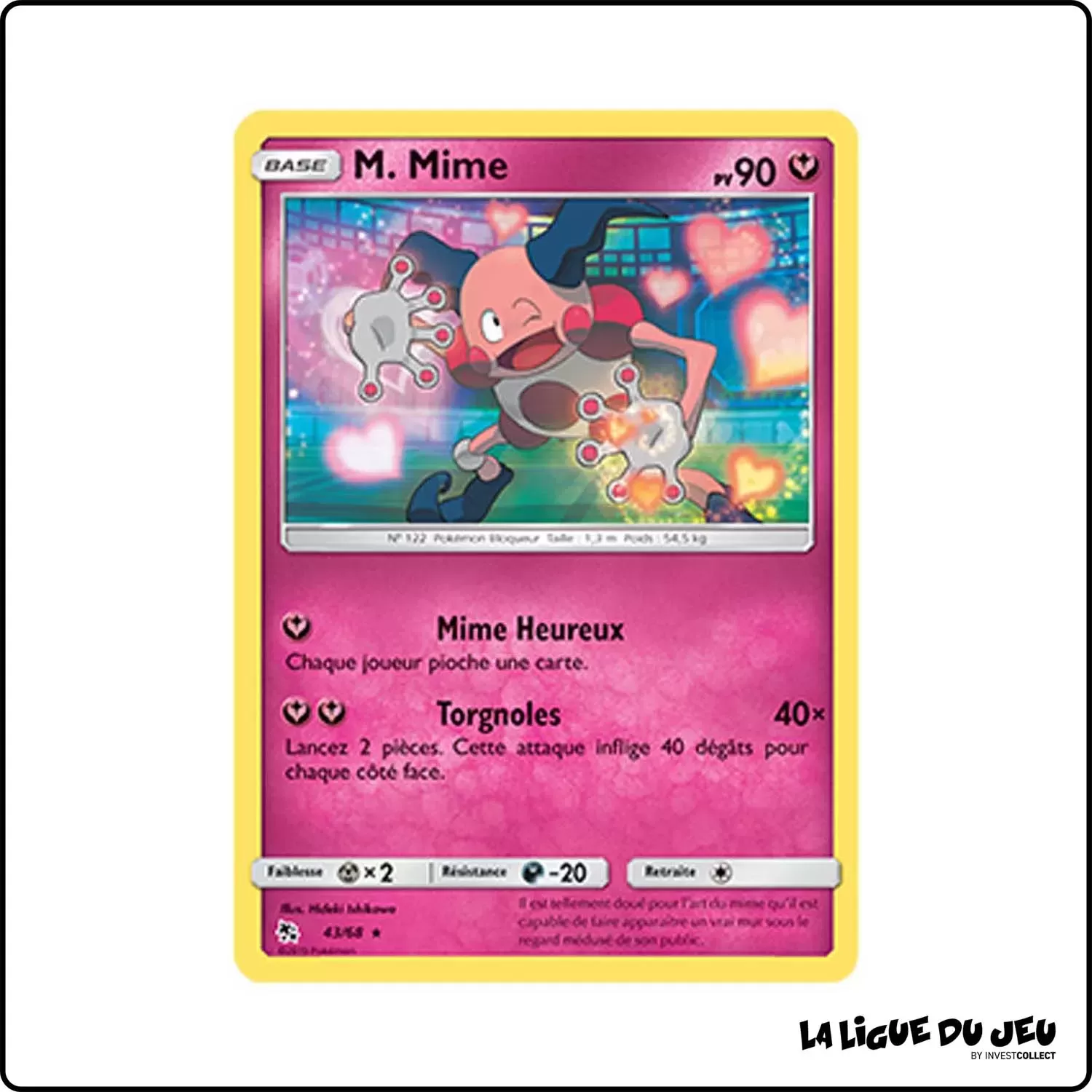 Rare - Pokemon - Destinées Occultes - M. Mime 43/68