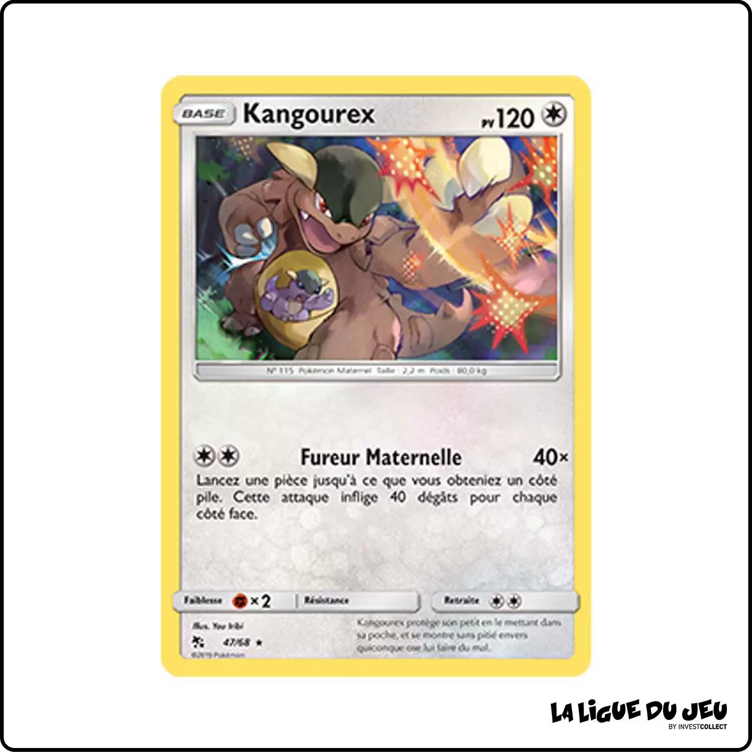 Rare - Pokemon - Destinées Occultes - Kangourex 47/68