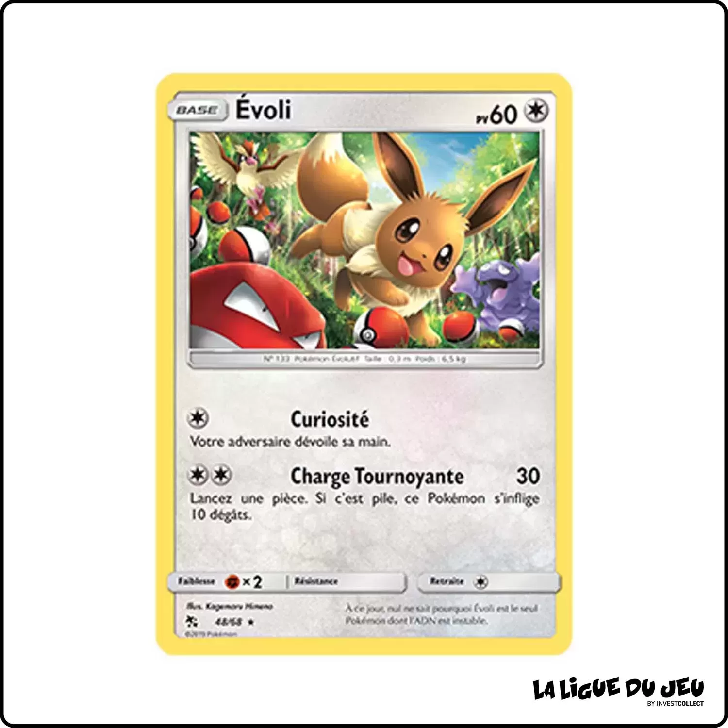 Holo - Pokemon - Destinées Occultes - Évoli 48/68