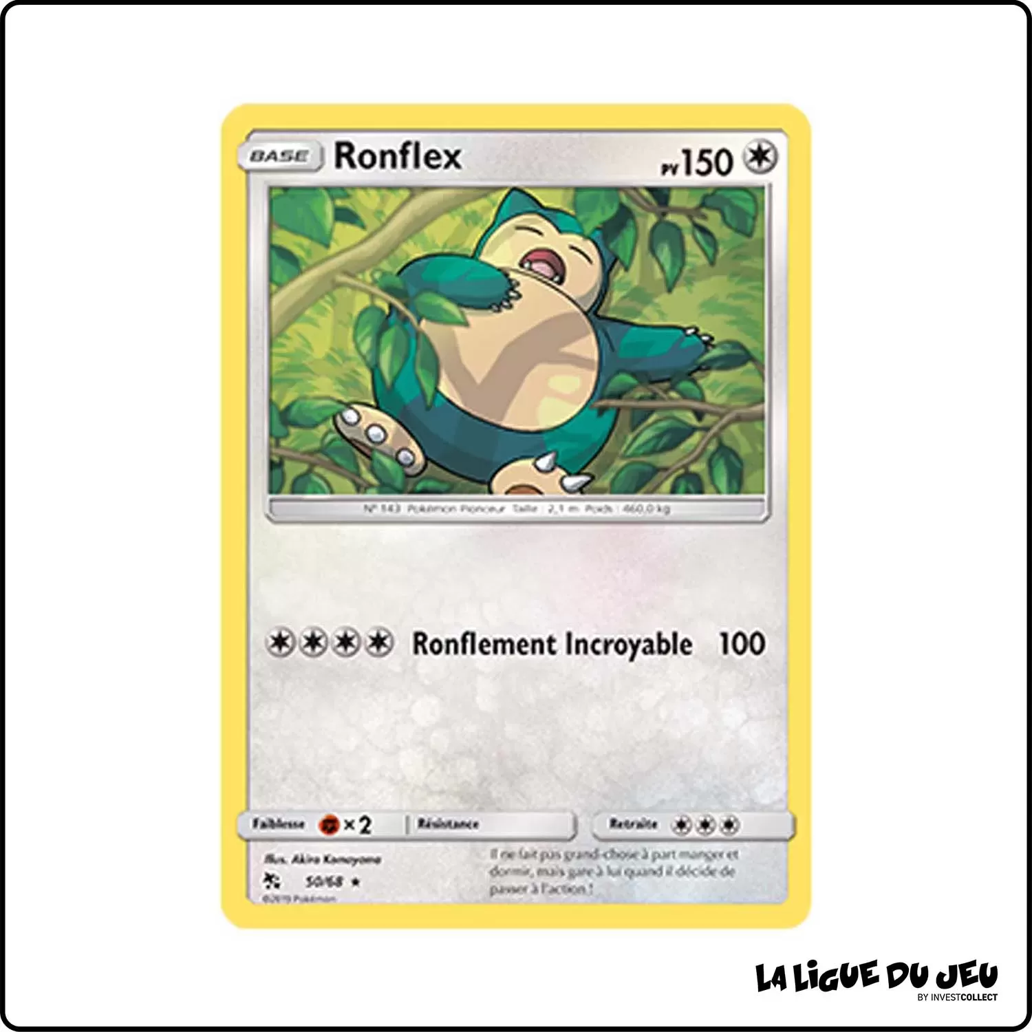 Rare - Pokemon - Destinées Occultes - Ronflex 50/68