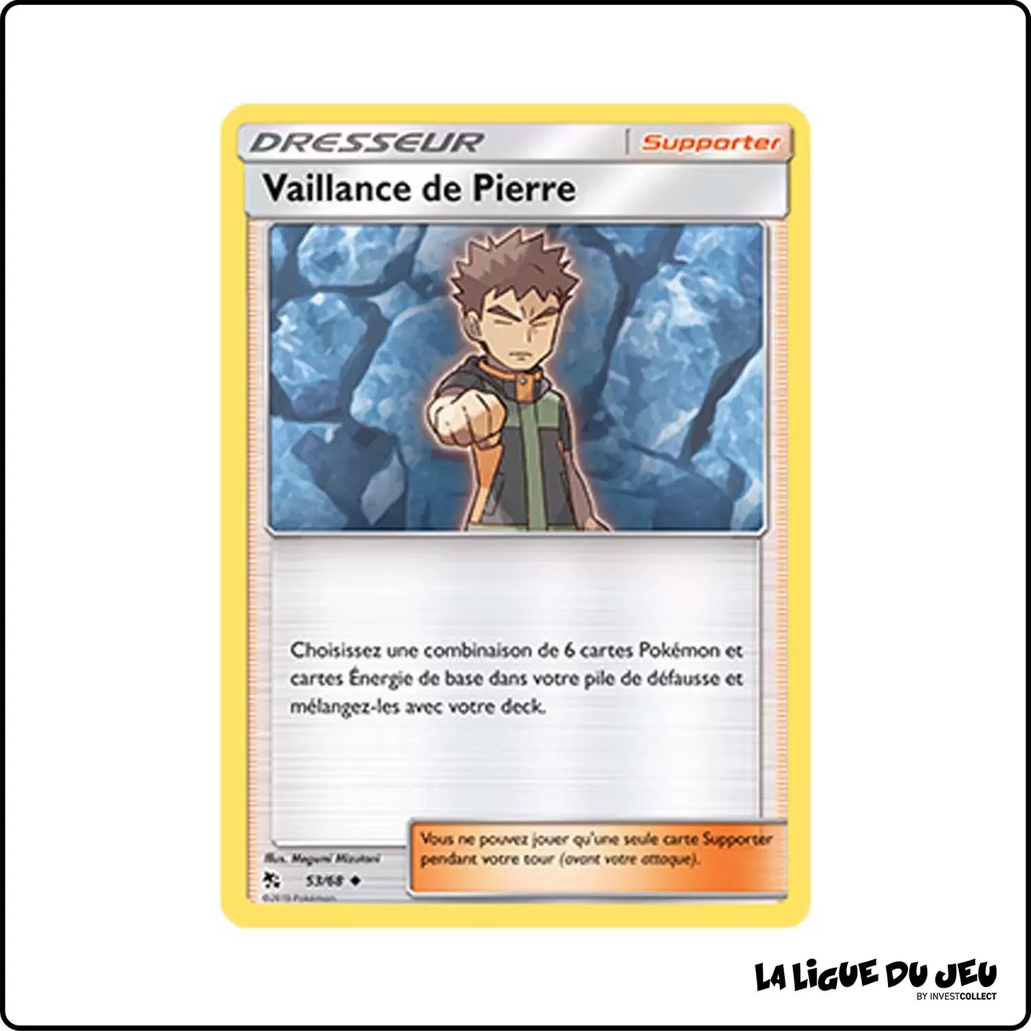 Peu commune - Pokemon - Destinées Occultes - Vaillance de Pierre 53/68