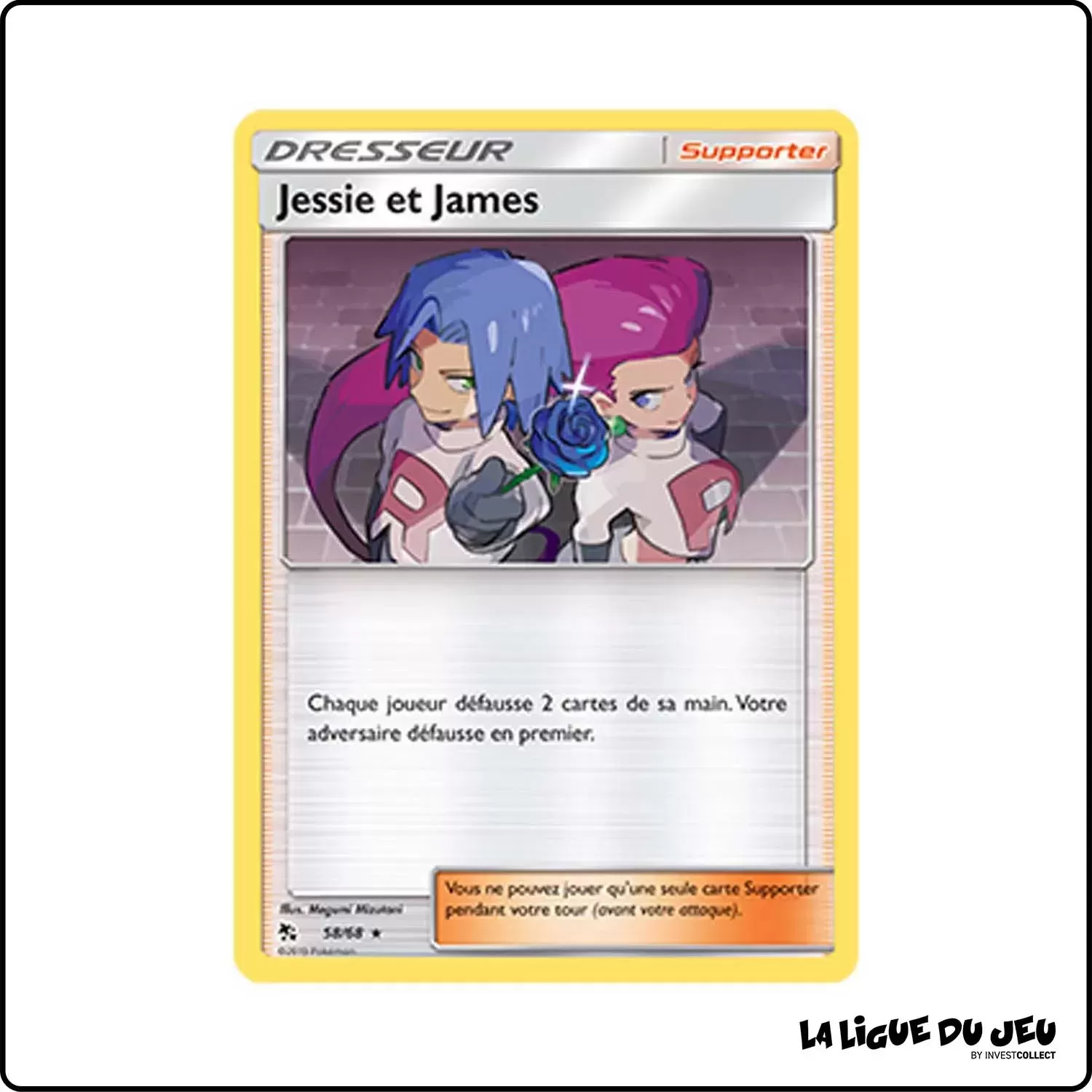 Holo - Pokemon - Destinées Occultes - Jessie et James 58/68