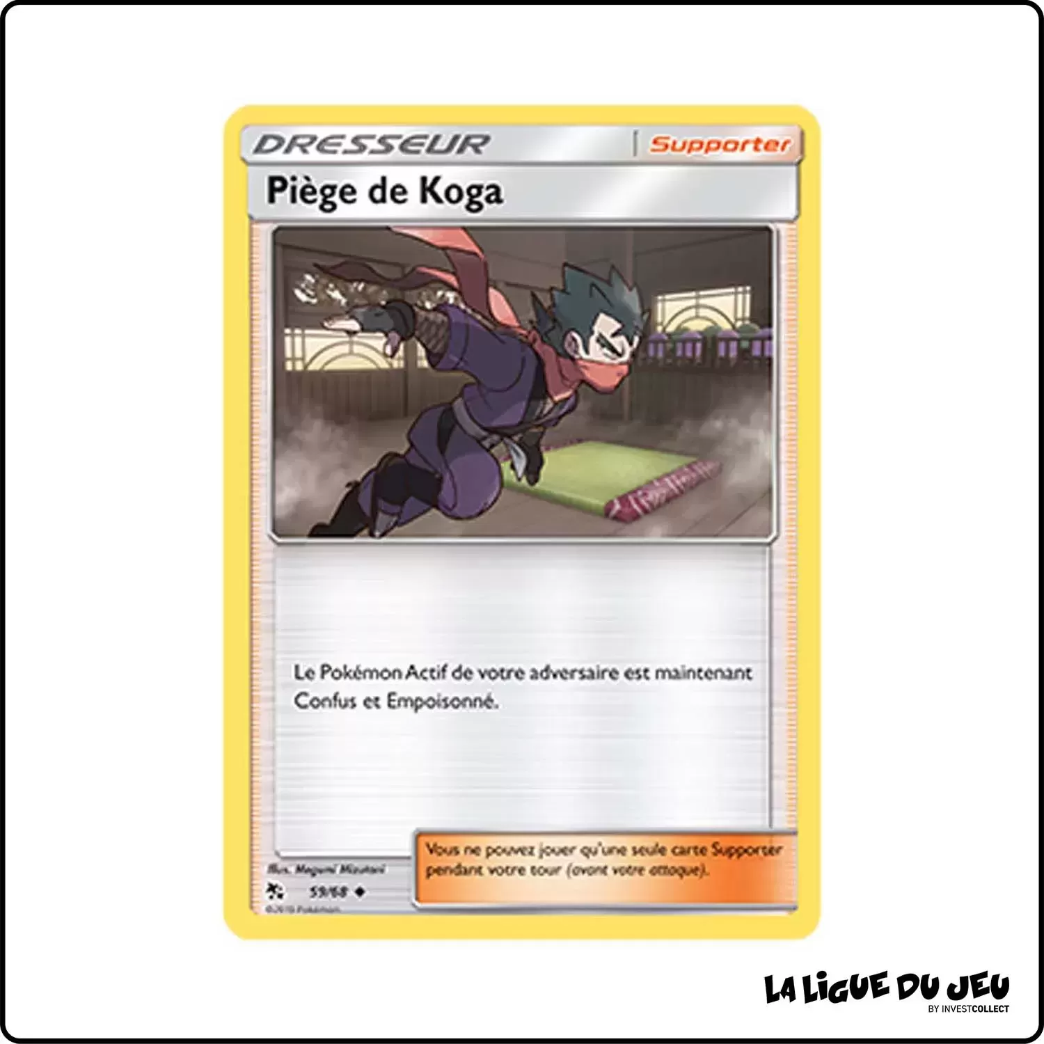 Peu commune - Pokemon - Destinées Occultes - Piège de Koga 59/68