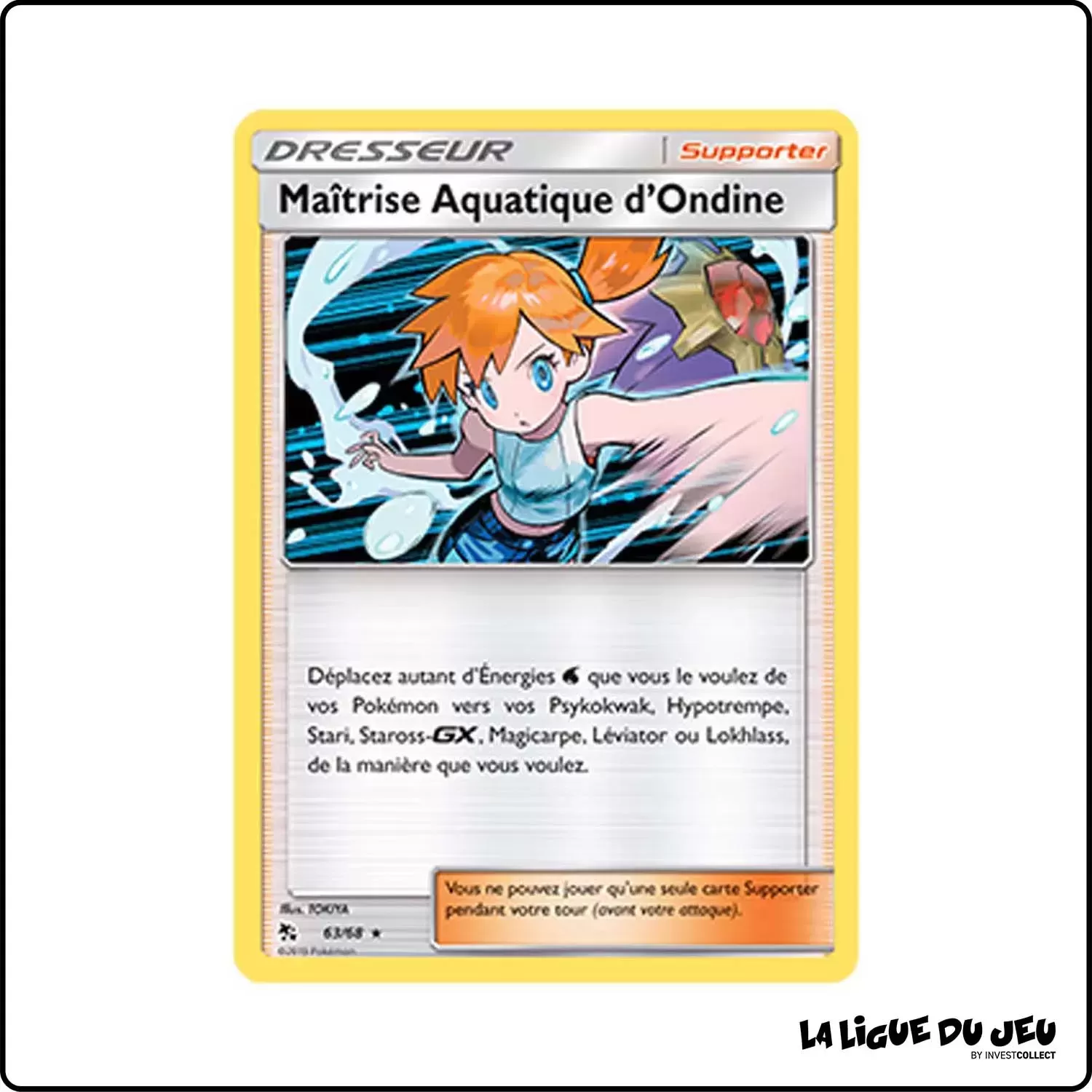 Holo - Pokemon - Destinées Occultes - Maîtrise Aquatique d'Ondine 63/68