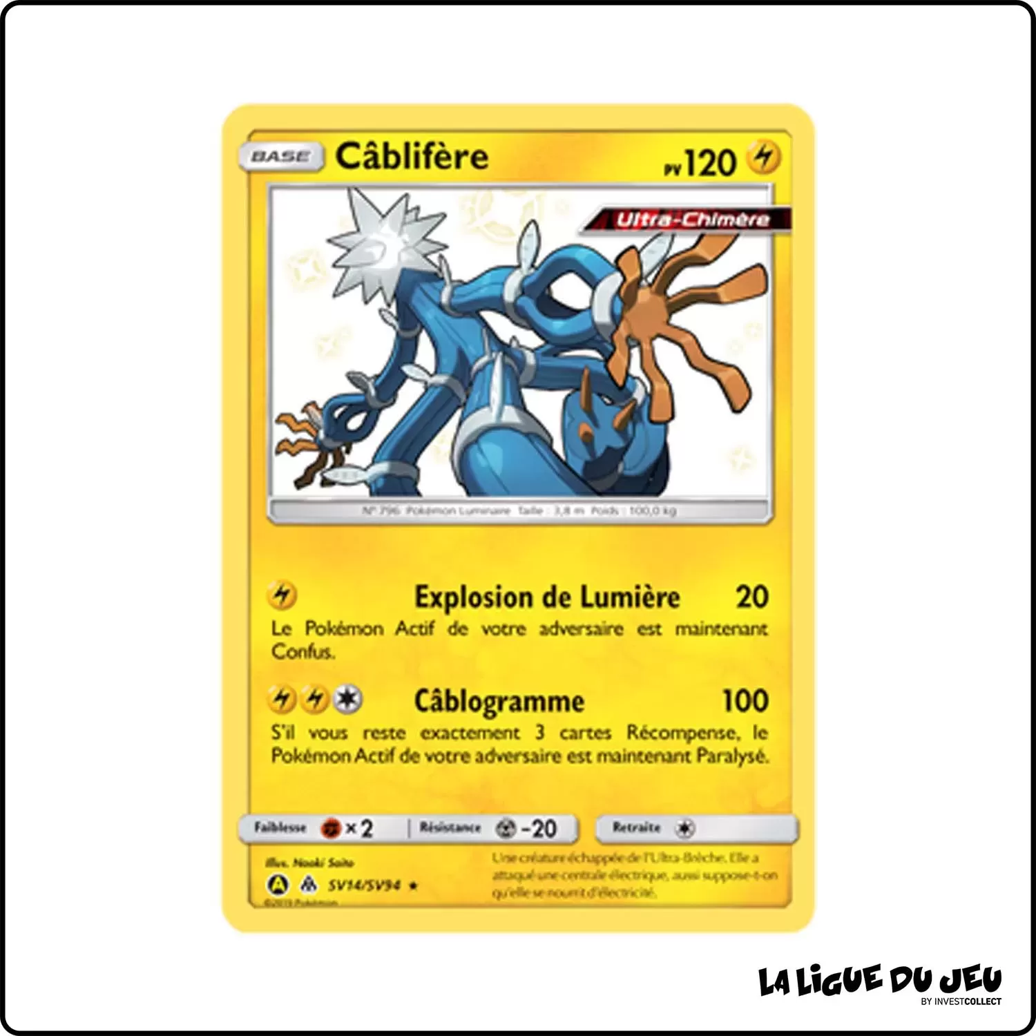 Ultra - Pokemon - Destinées Occultes - Câblifère SV14/SV94