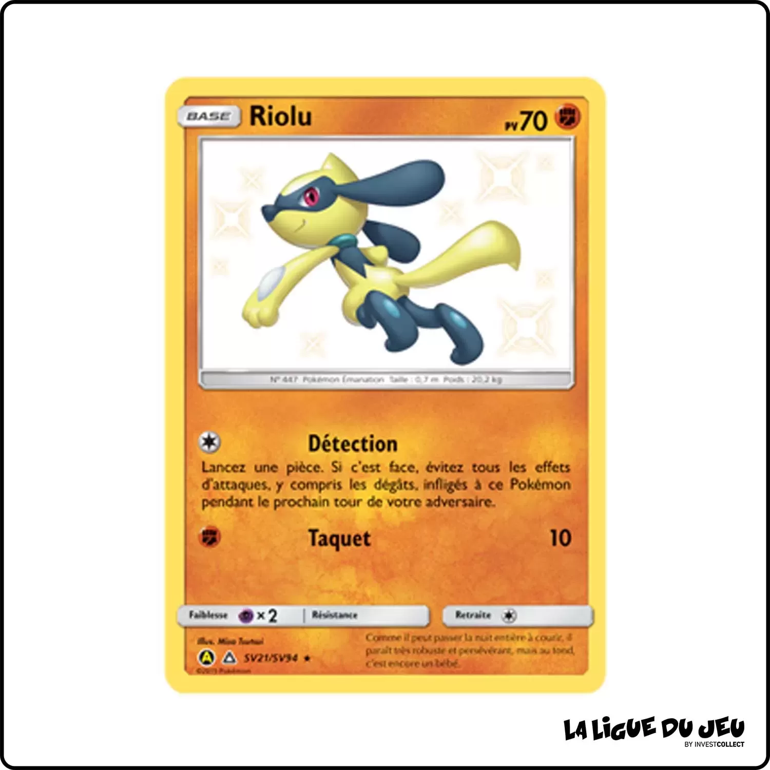 Ultra - Pokemon - Destinées Occultes - Riolu SV21/SV94