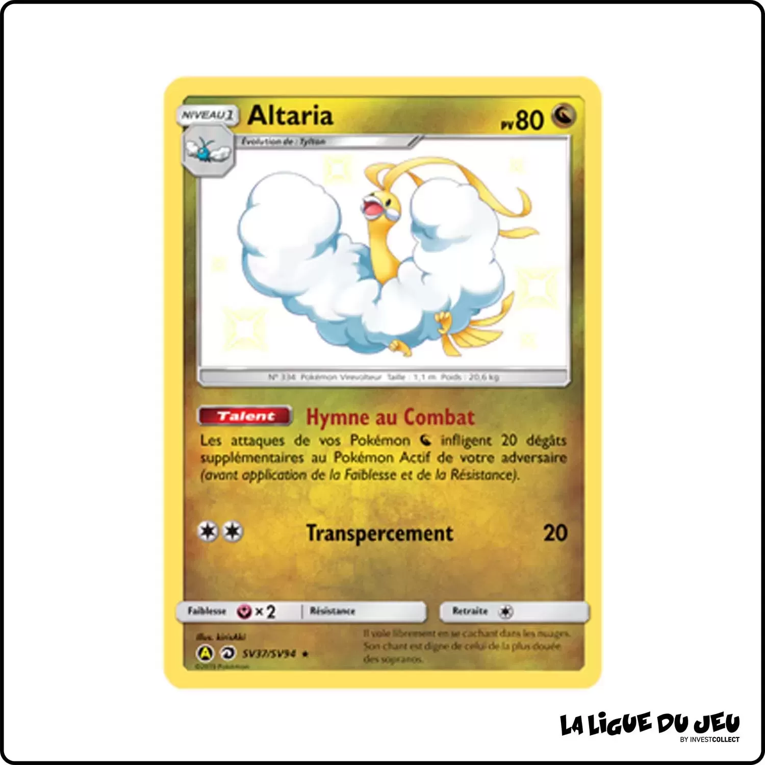 Ultra - Pokemon - Destinées Occultes - Altaria SV37/SV94