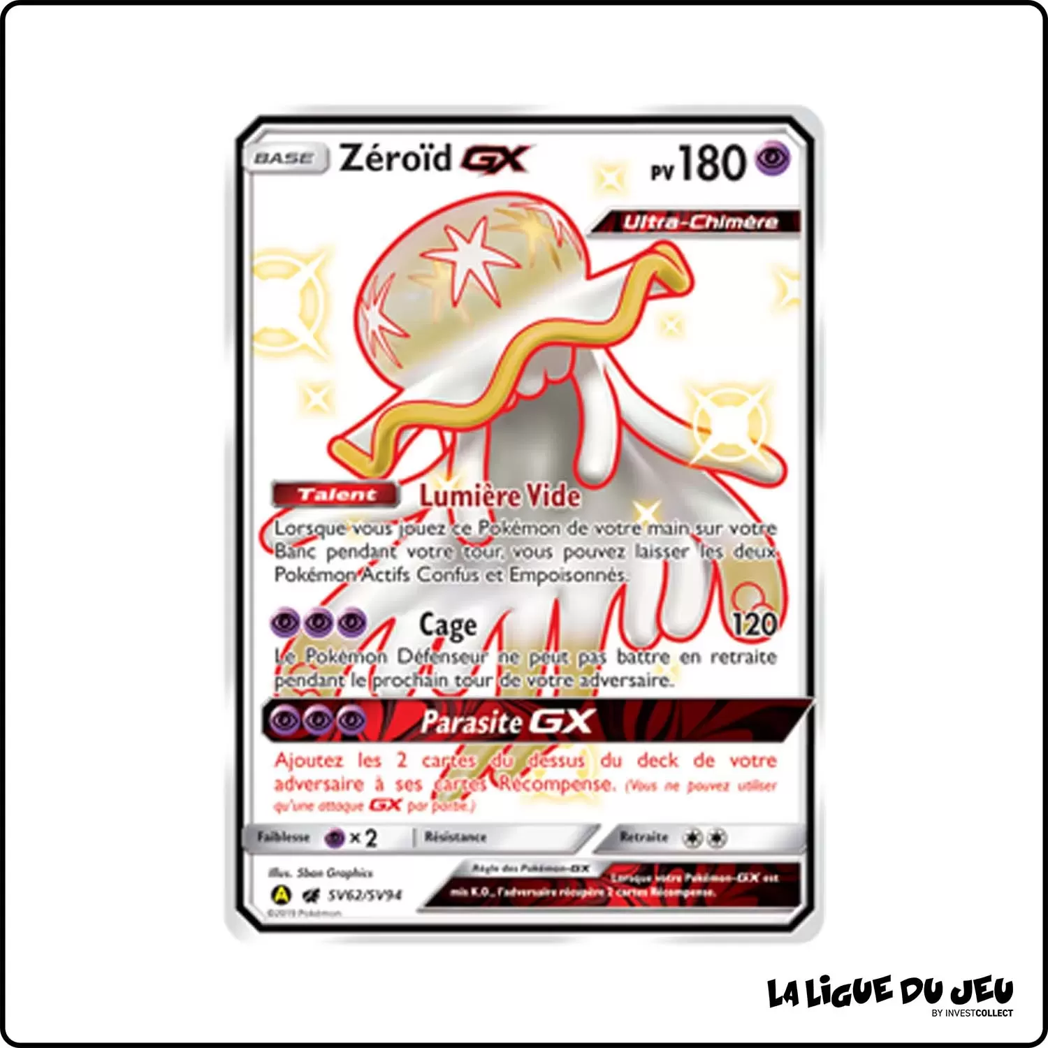 Ultra - Pokemon - Destinées Occultes - Zéroïd-GX SV62/SV94