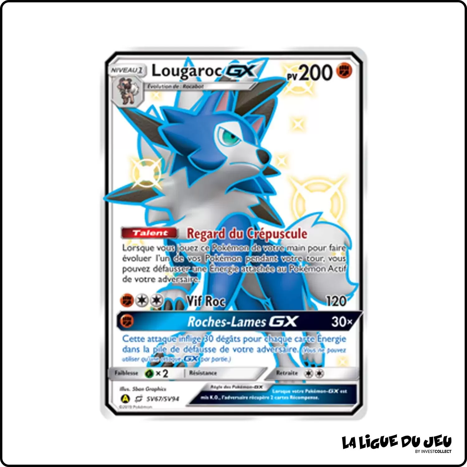 Ultra - Pokemon - Destinées Occultes - Lougaroc-GX SV67/SV94