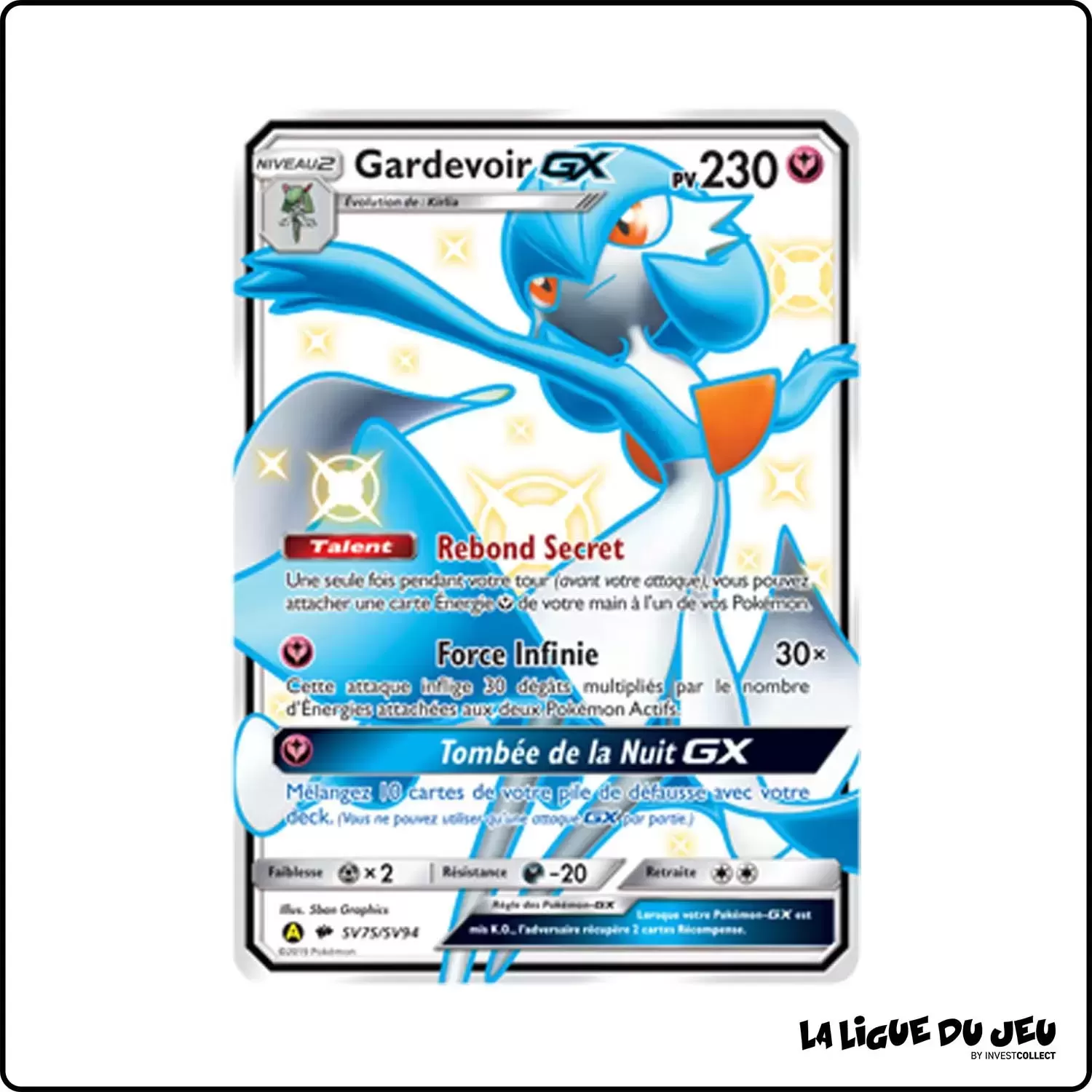 Ultra - Pokemon - Destinées Occultes - Gardevoir-GX SV75/SV94