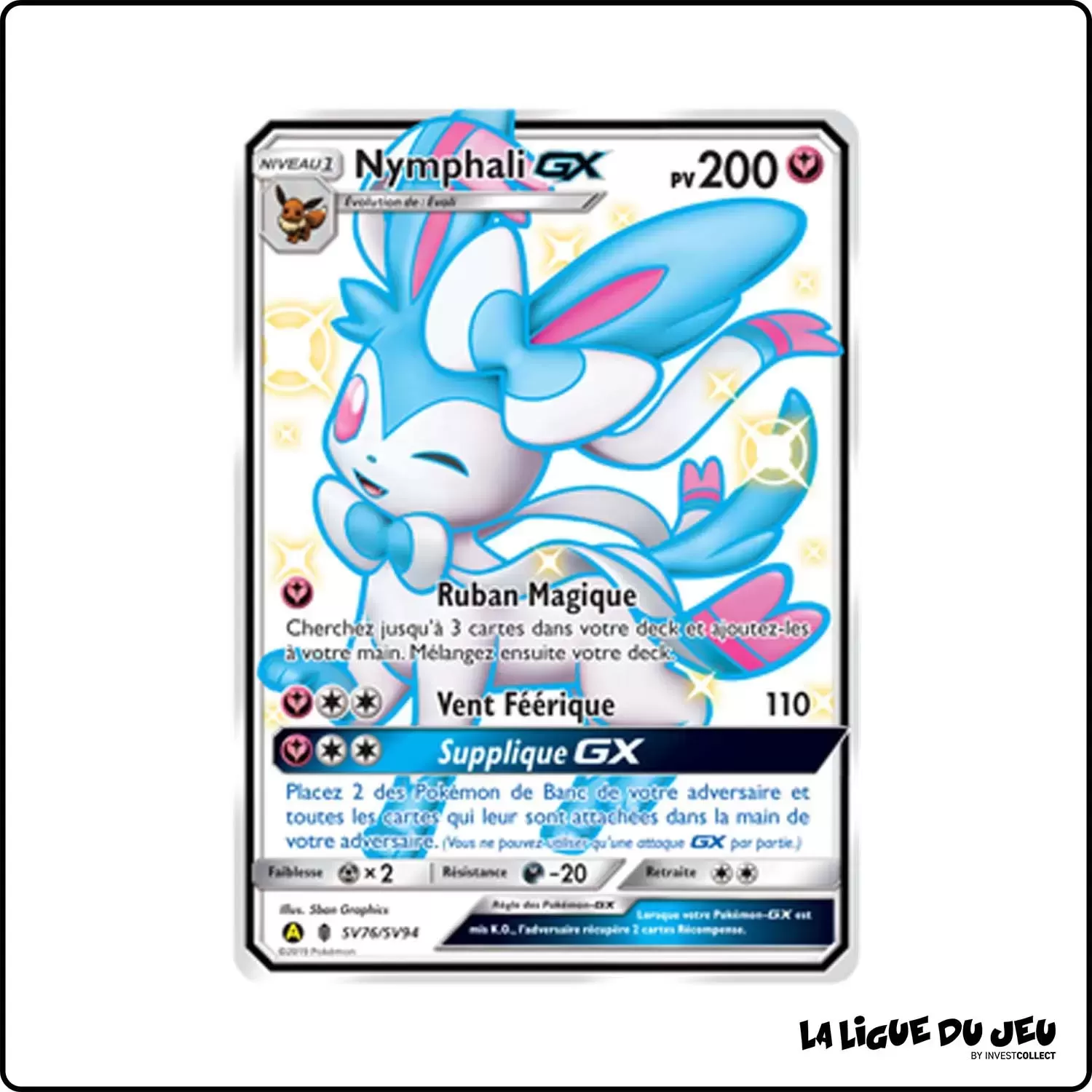 Ultra - Pokemon - Destinées Occultes - Nymphali-GX SV76/SV94