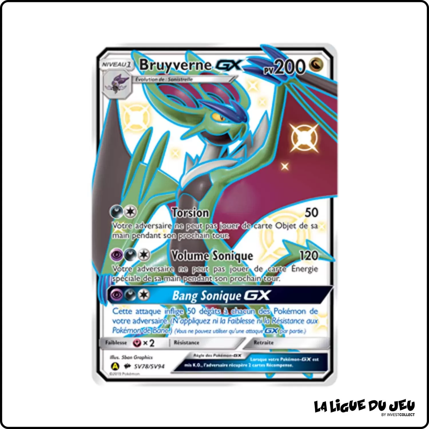 Ultra - Pokemon - Destinées Occultes - Bruyverne-GX SV78/SV94