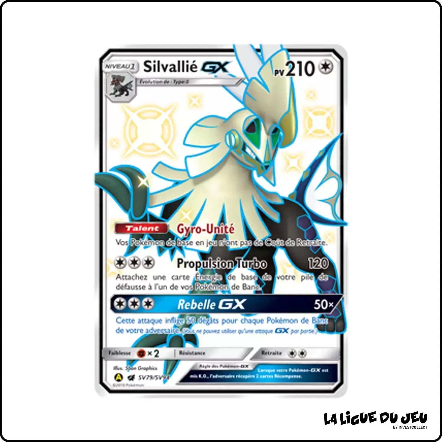 Ultra - Pokemon - Destinées Occultes - Silvallié-GX SV79/SV94