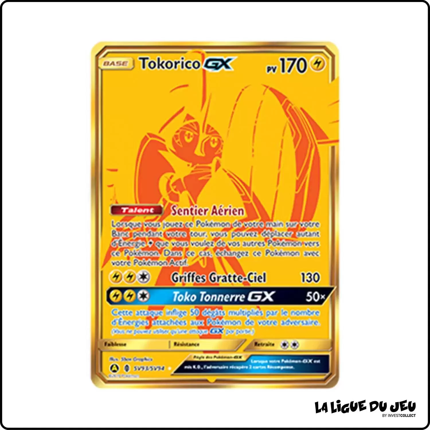 Ultra - Pokemon - Destinées Occultes - Tokorico-GX SV93/SV94