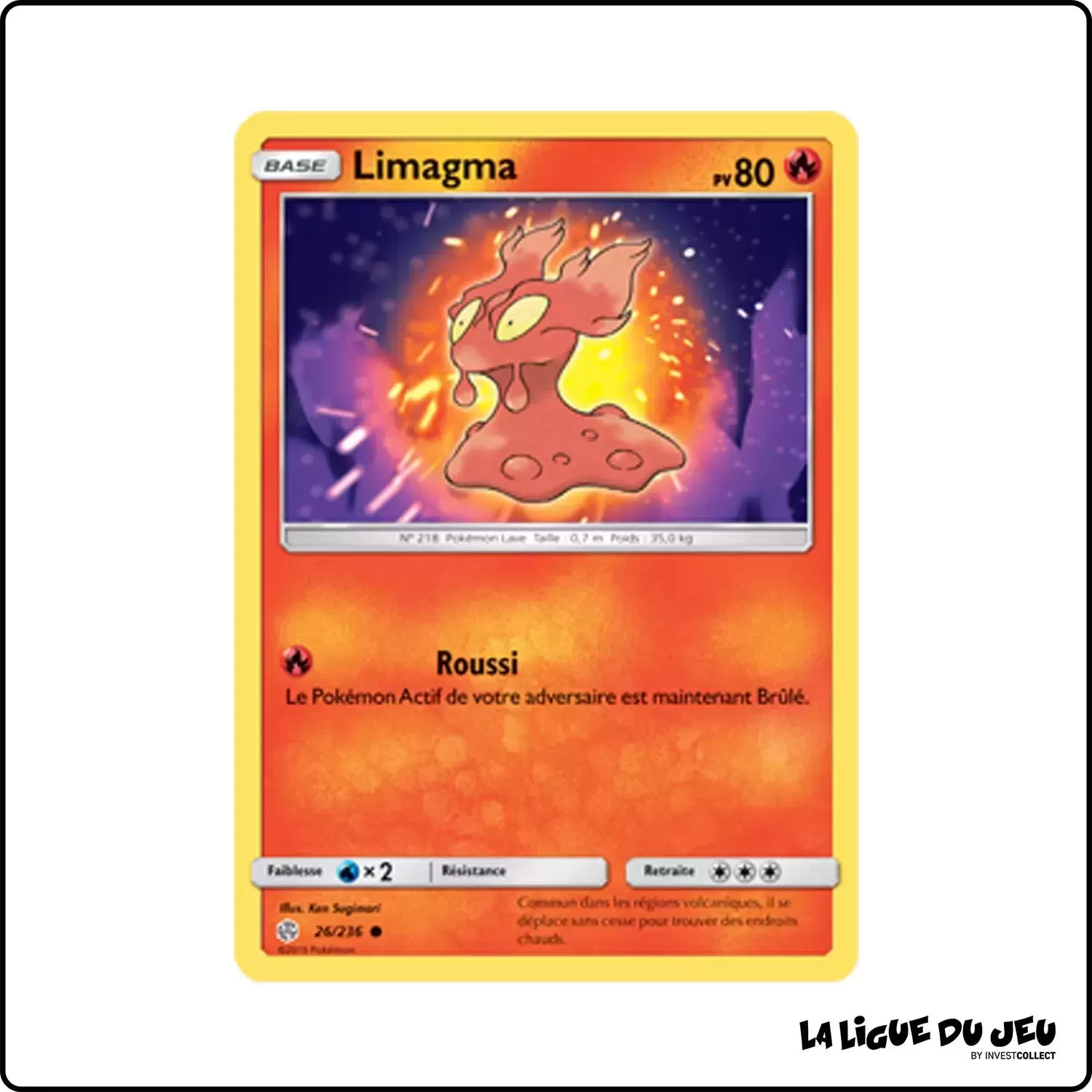 Commune - Pokemon - Éclipse Cosmique - Limagma 26/236