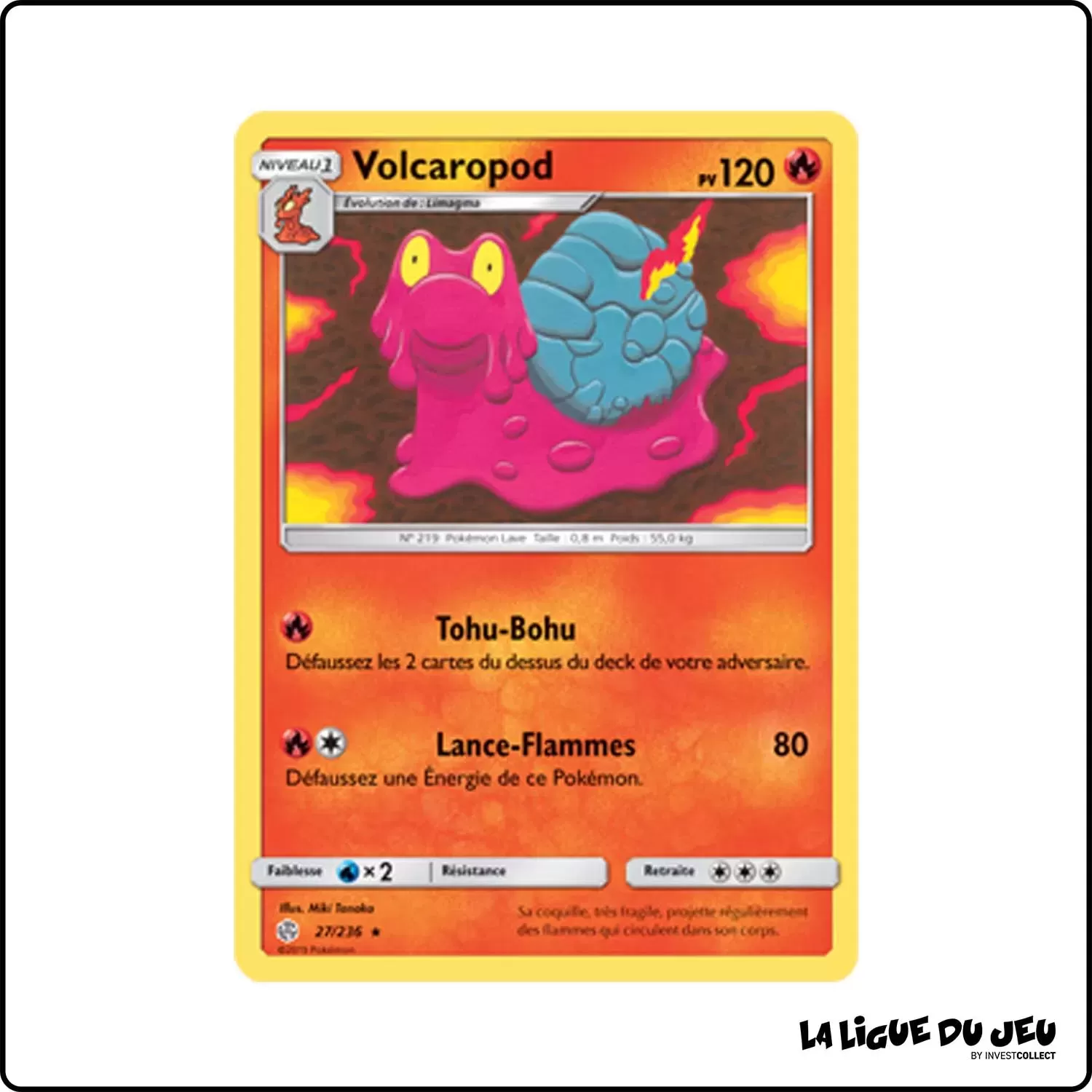 Rare - Pokemon - Éclipse Cosmique - Volcaropod 27/236