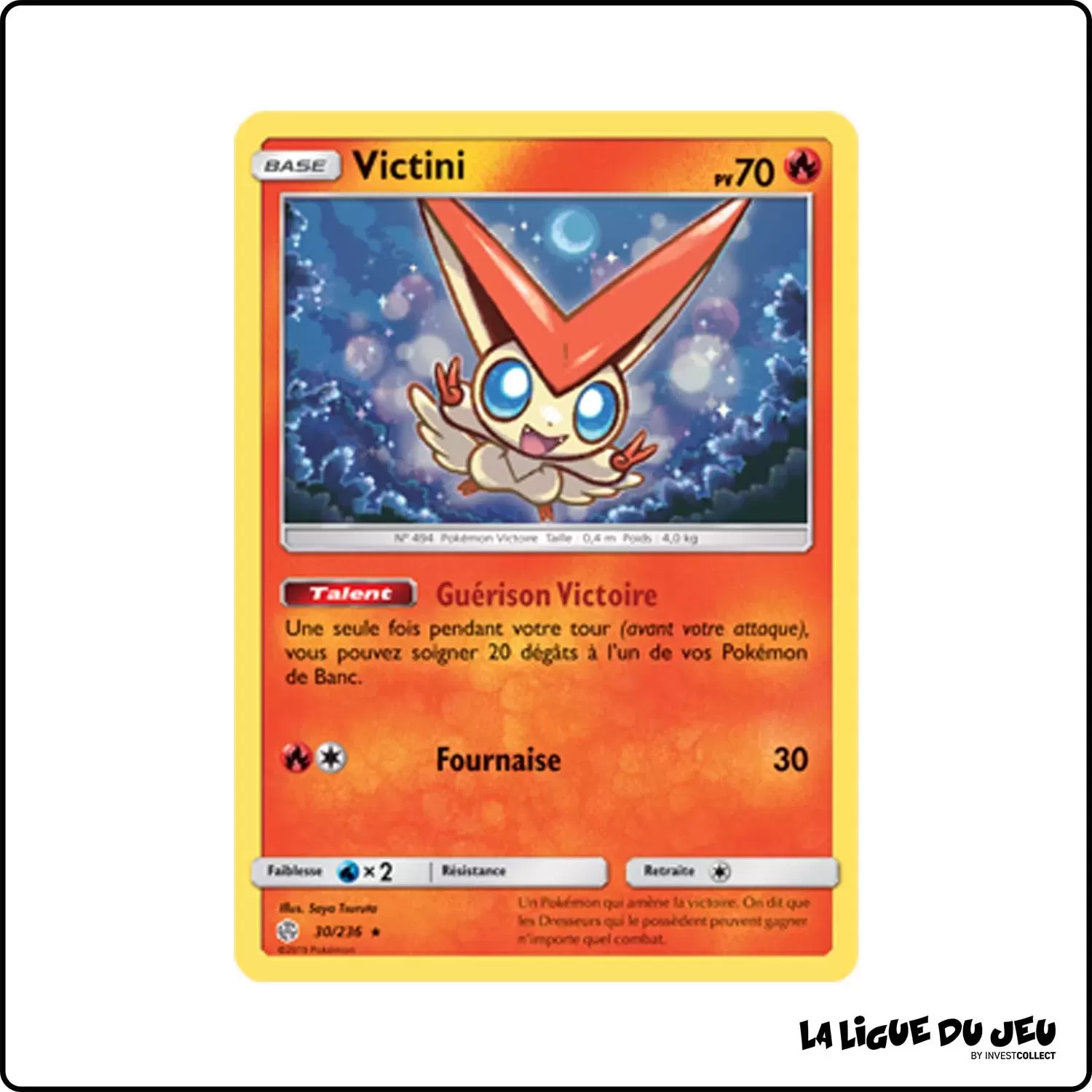 Holo - Pokemon - Éclipse Cosmique - Victini 30/236